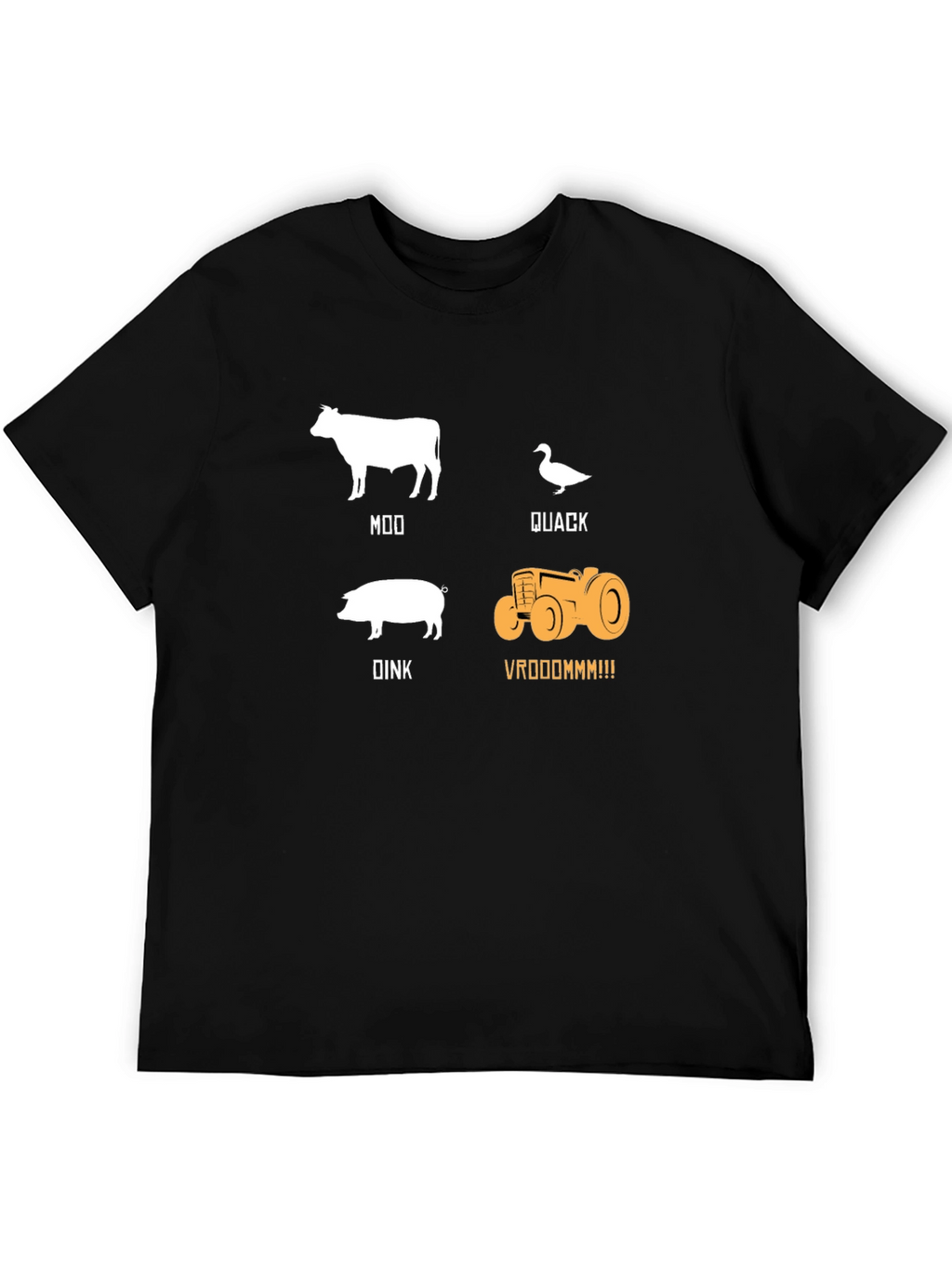 Farm Animal Sound T-Shirt: Moo Quack Oink Vrooom
