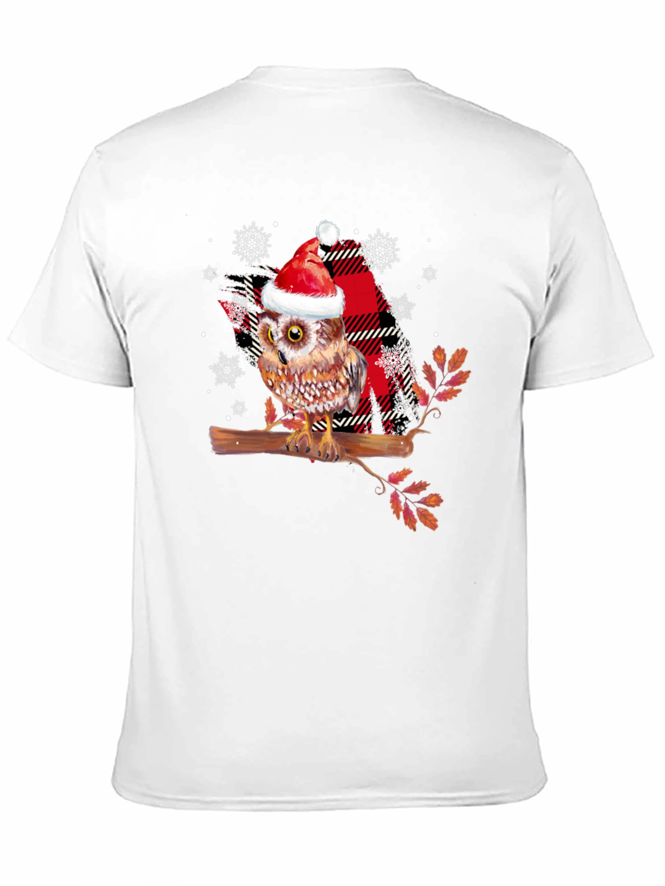 Festive Owl T-Shirt - Holiday Cheer!