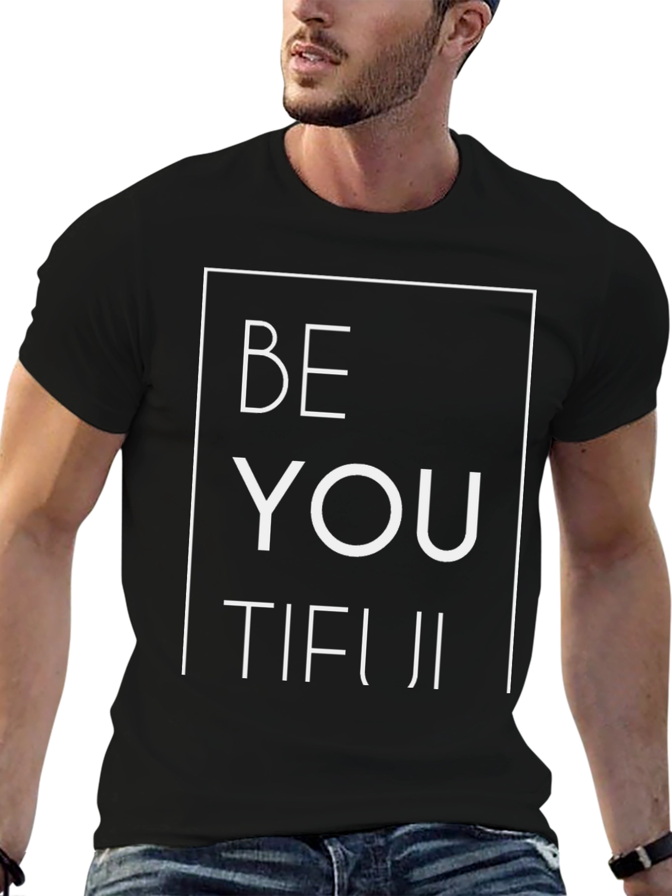BeYOUtiful Graphic Tee - Unisex Black T-Shirt