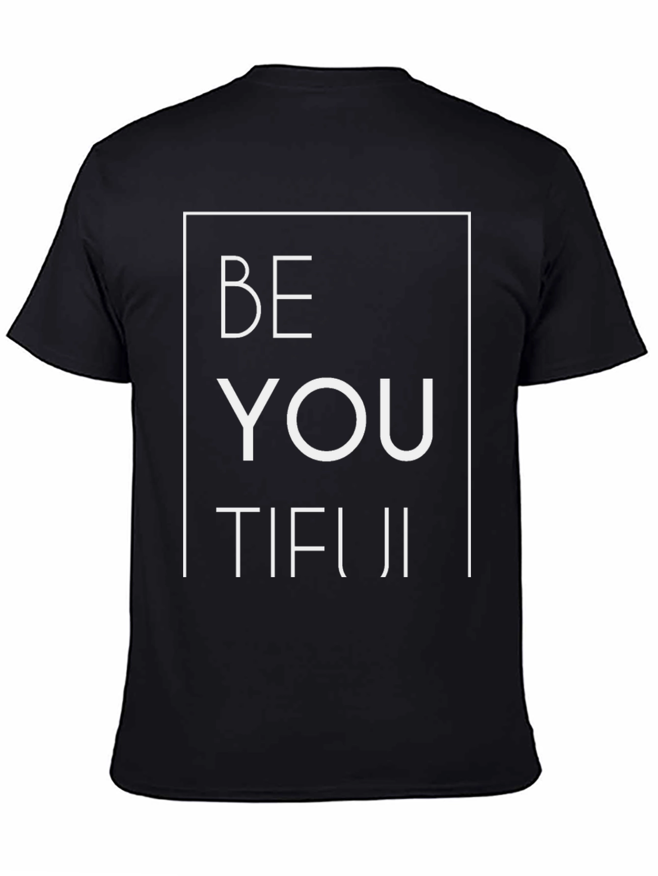 BeYOUtiful Graphic Tee - Unisex Black T-Shirt