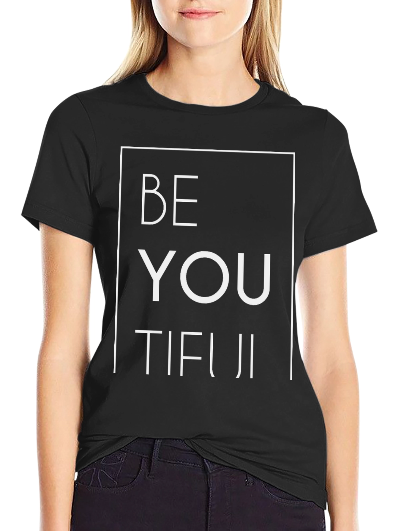 BeYOUtiful Graphic Tee - Unisex Black T-Shirt