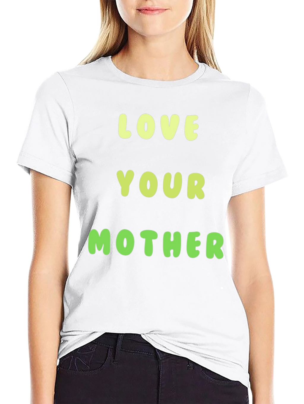 Love Your Mother Graphic Tee - Black Cotton T-Shirt