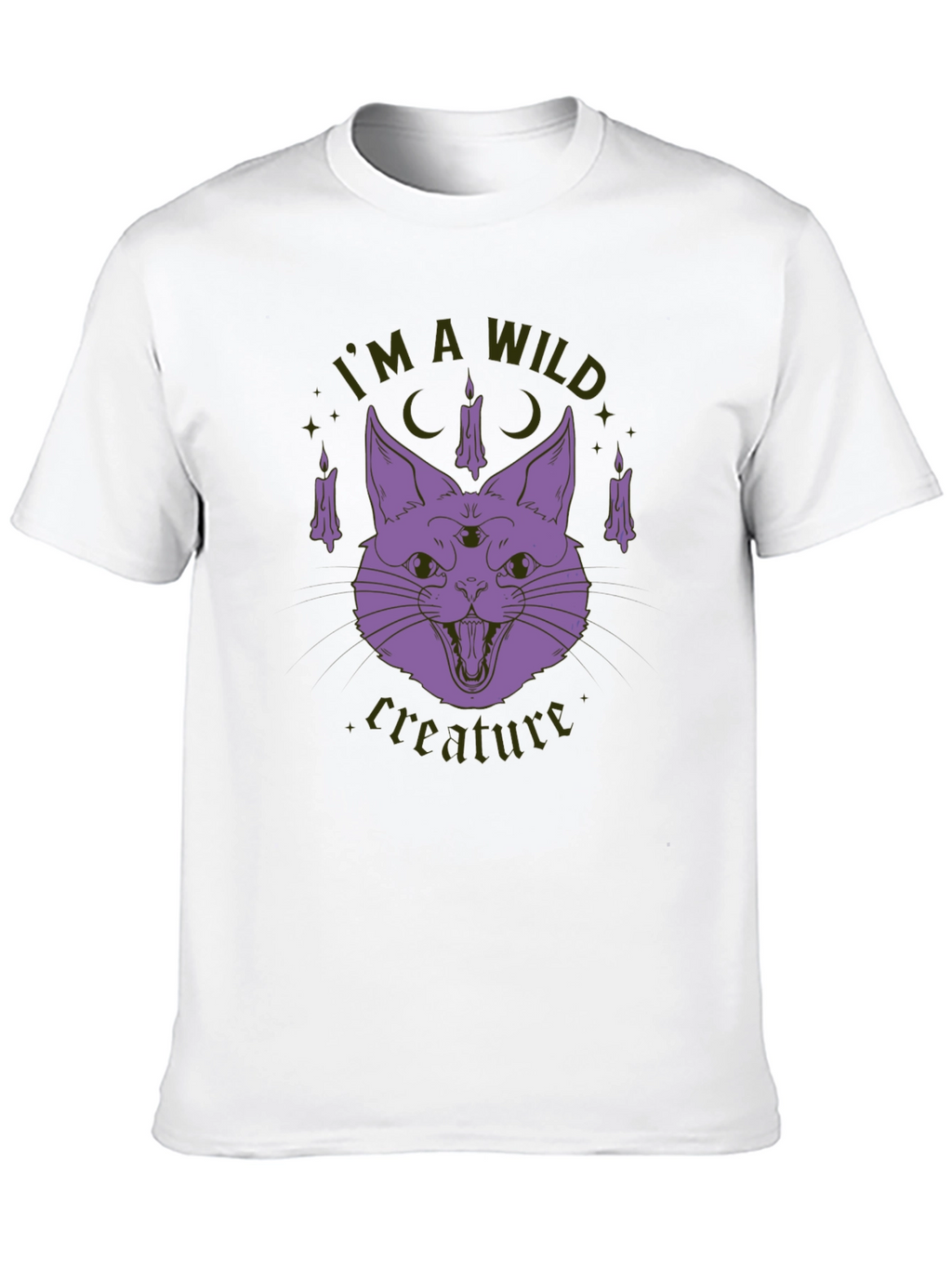 Wild Creature Cat Graphic Tee