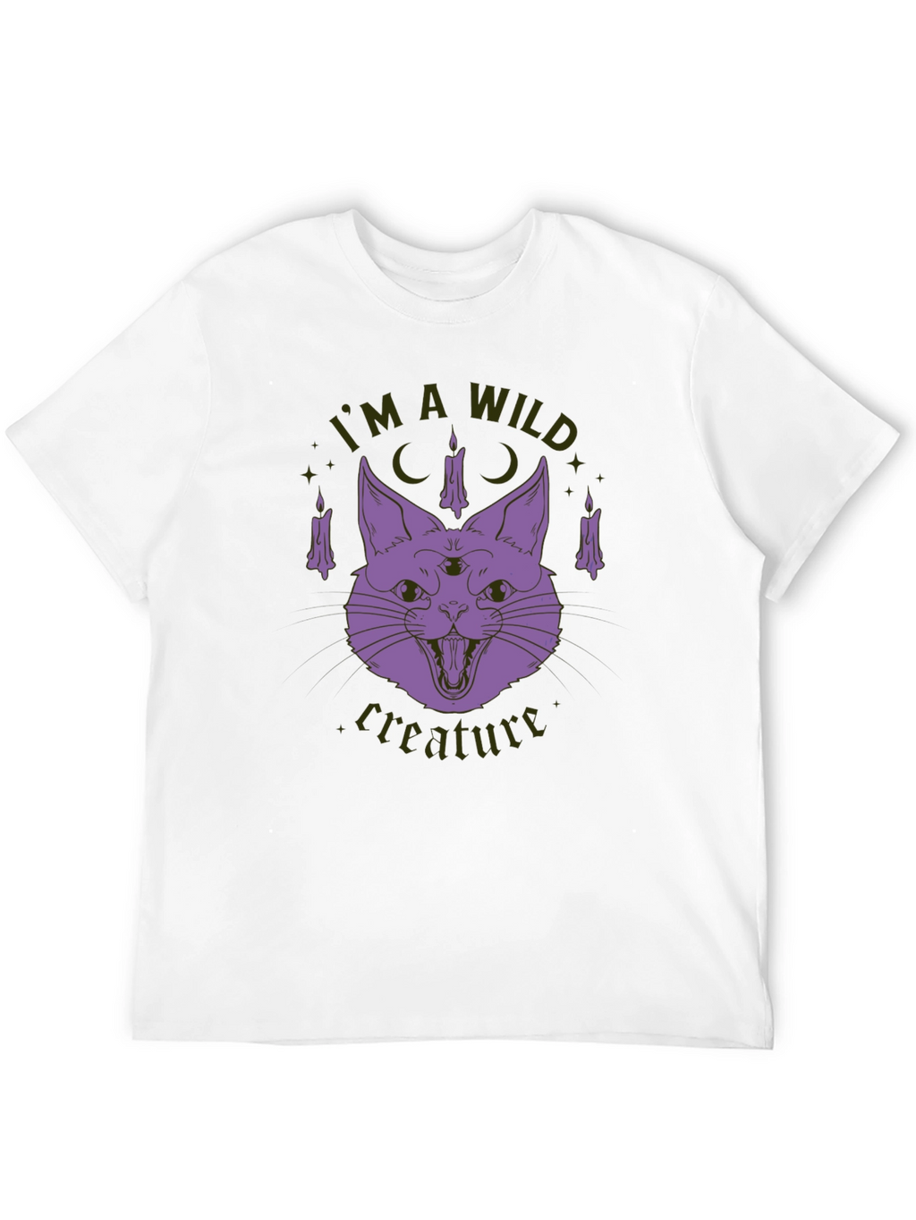 Wild Creature Cat Graphic Tee