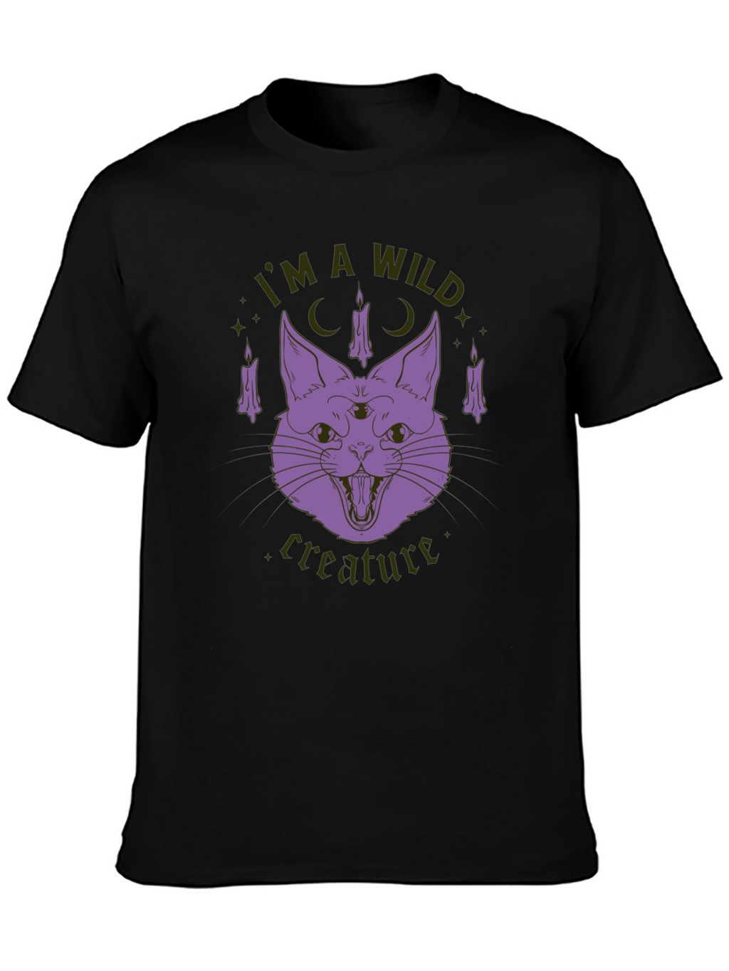 Wild Creature Cat Graphic Tee
