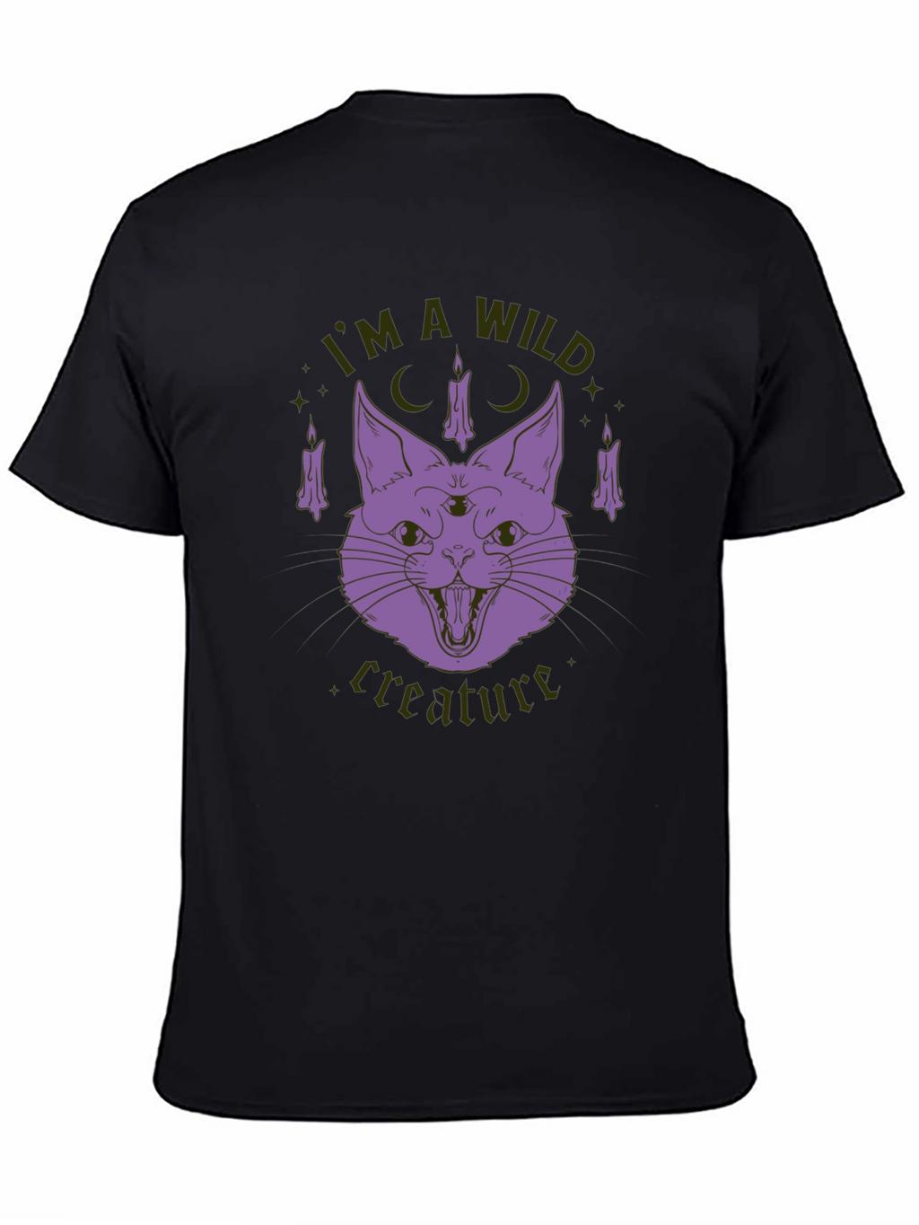 Wild Creature Cat Graphic Tee