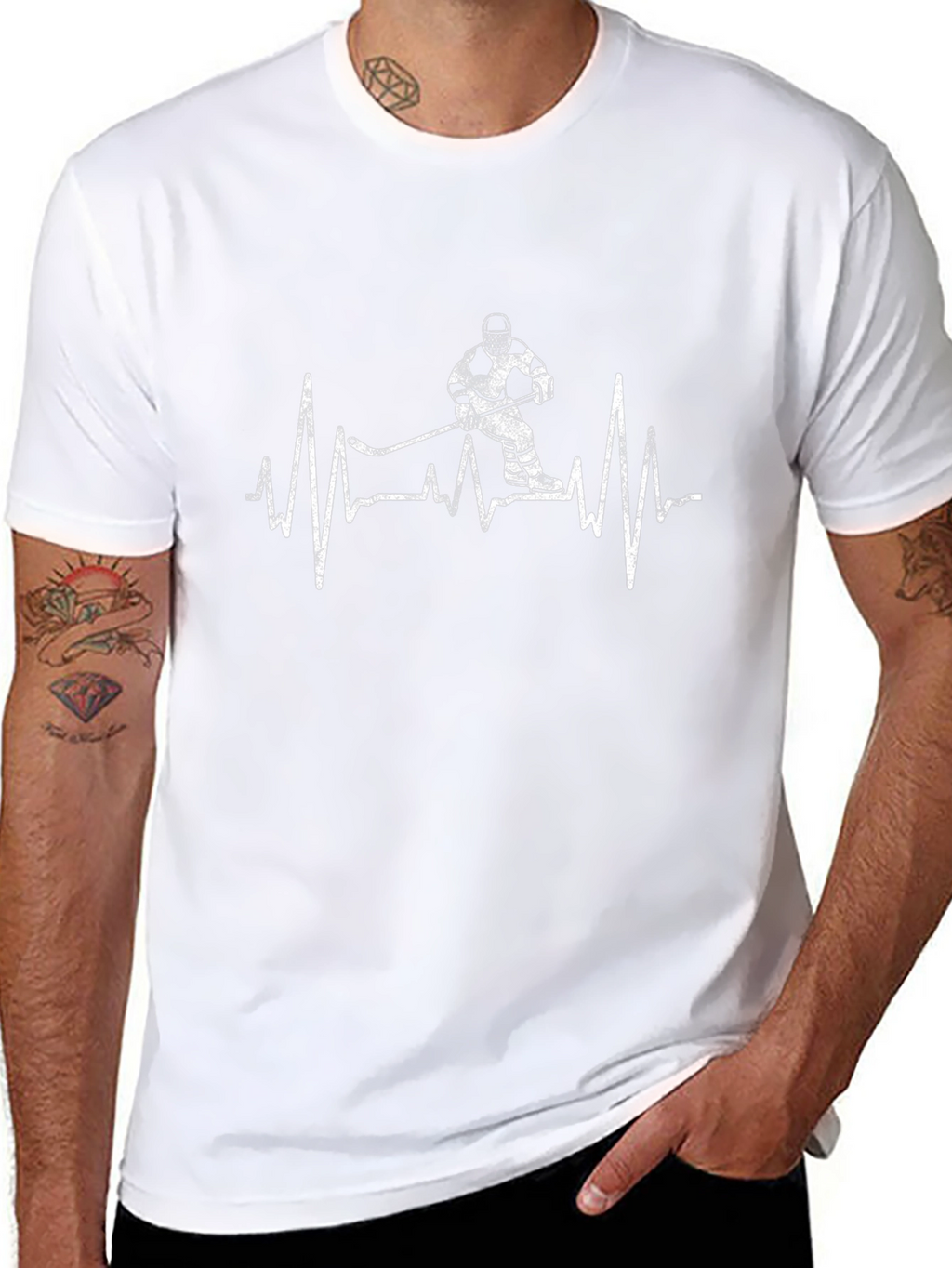 Hockey Heartbeat T-Shirt - Passion on Display!