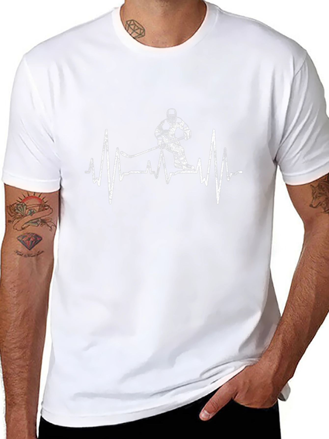 Hockey Heartbeat T-Shirt - Passion on Display!