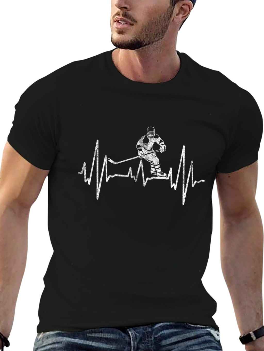 Hockey Heartbeat T-Shirt - Passion on Display!