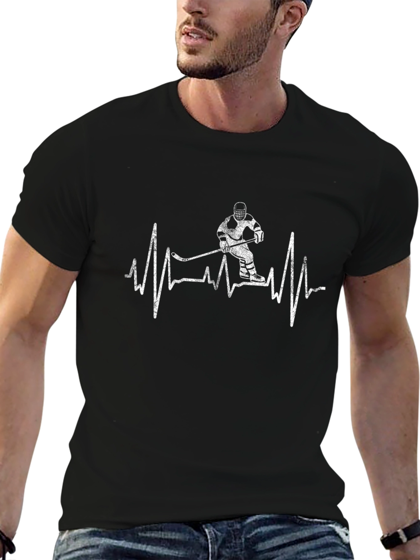 Hockey Heartbeat T-Shirt - Passion on Display!