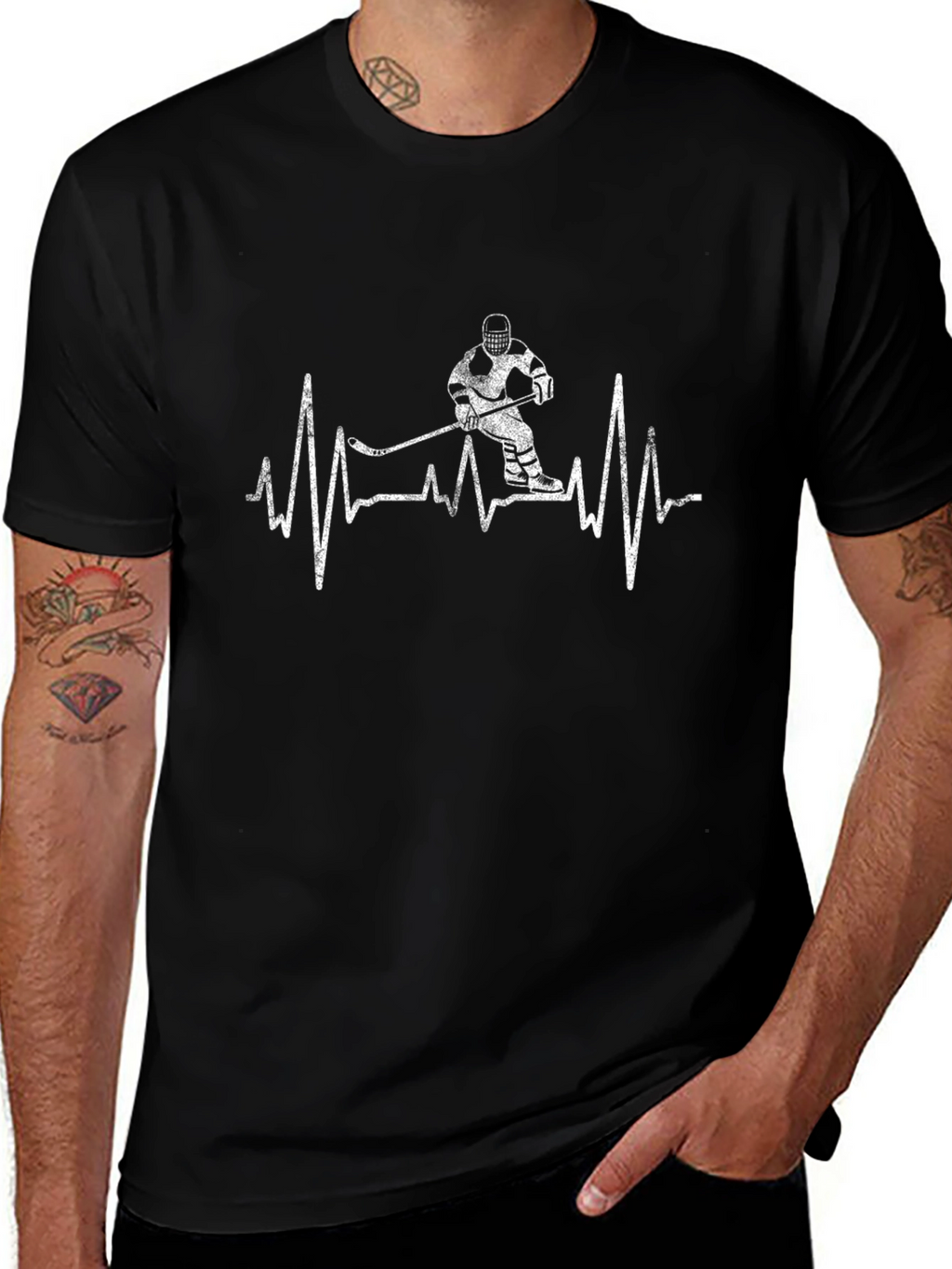Hockey Heartbeat T-Shirt - Passion on Display!