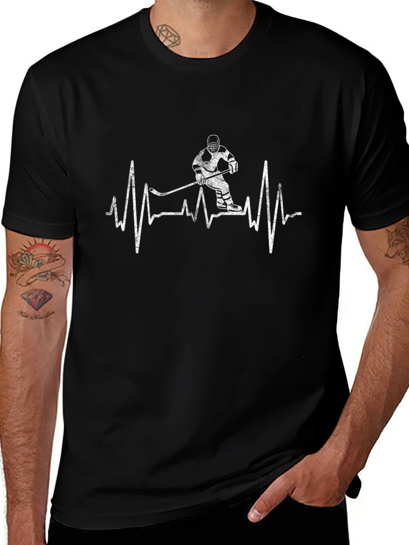 Hockey Heartbeat T-Shirt - Passion on Display!