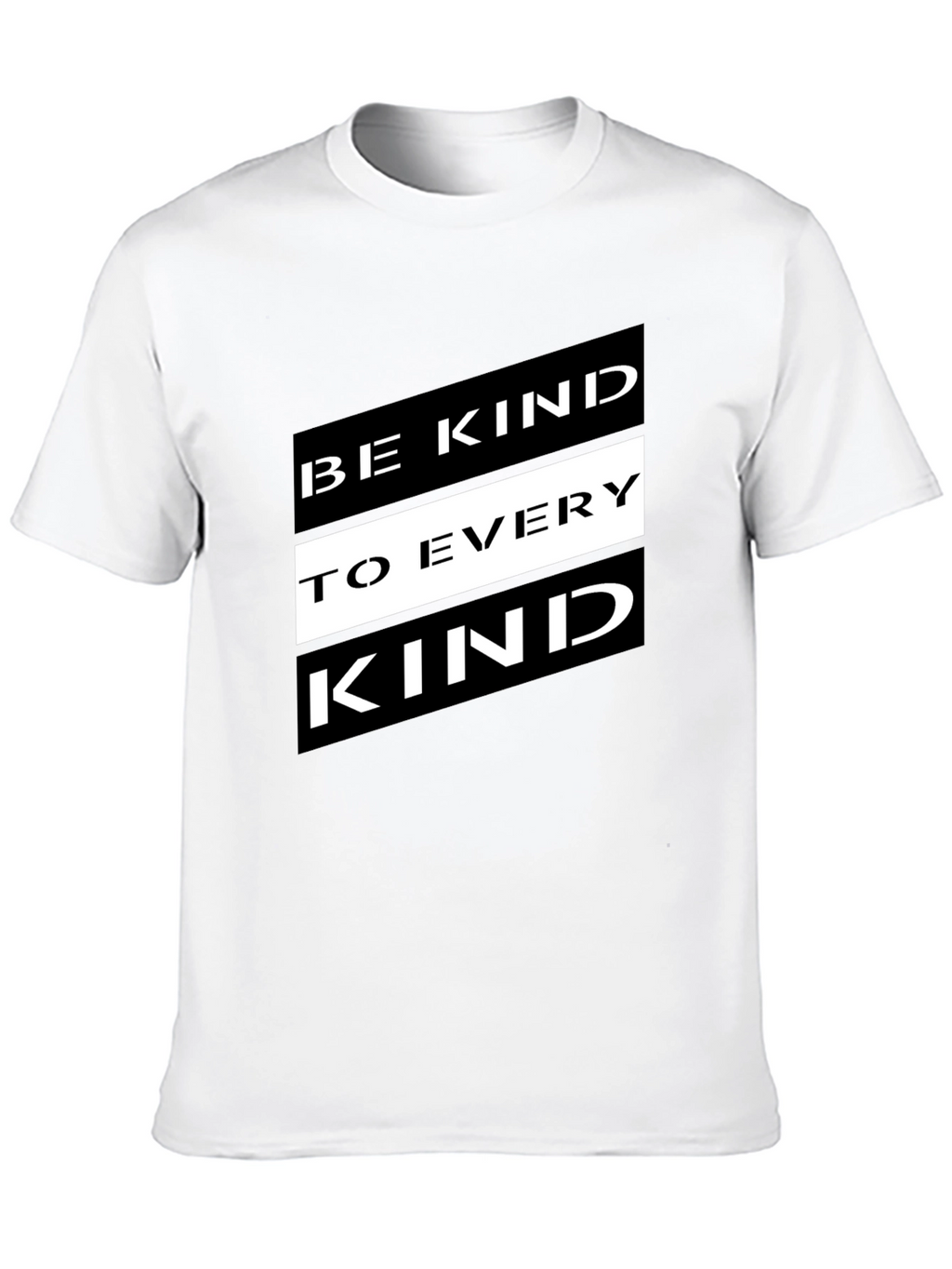 Be Kind to Every Kind Black Graphic Tee