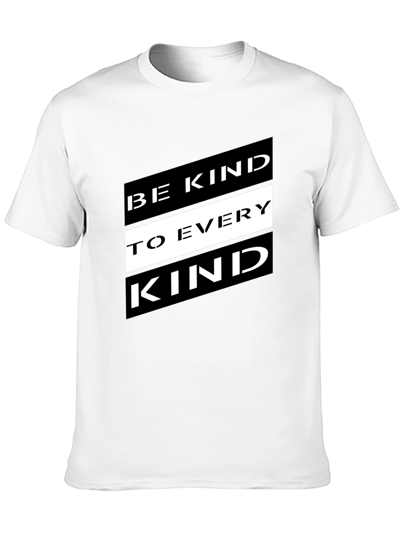 Be Kind to Every Kind Black Graphic Tee