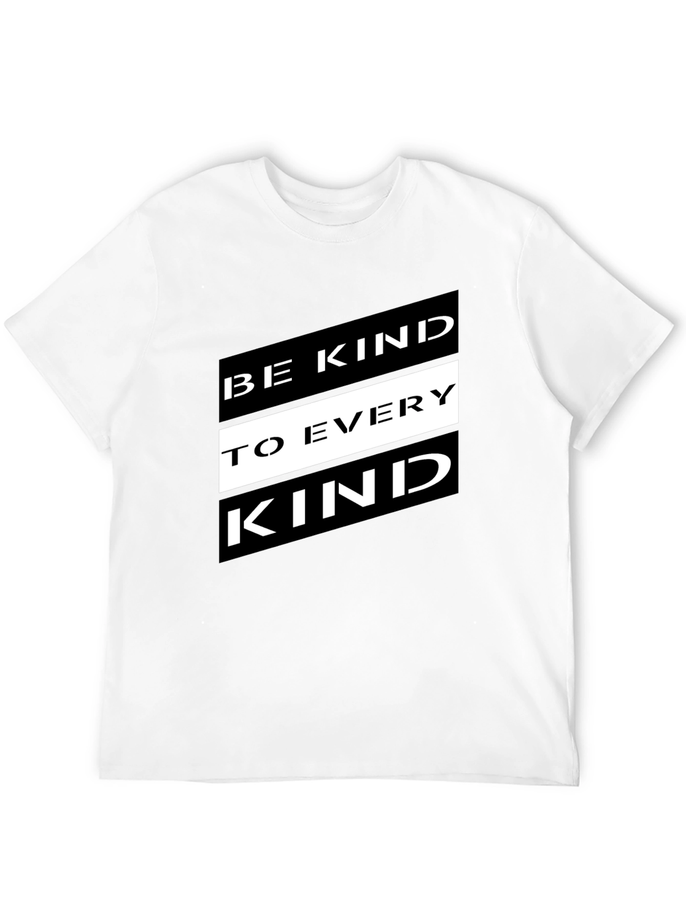 Be Kind to Every Kind Black Graphic Tee