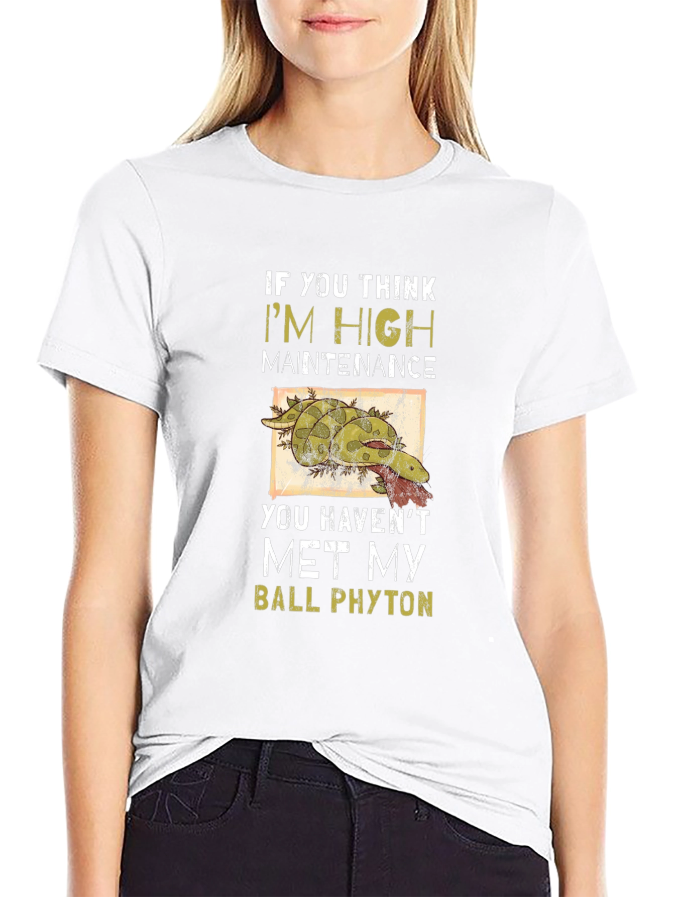High Maintenance Ball Python Graphic Tee