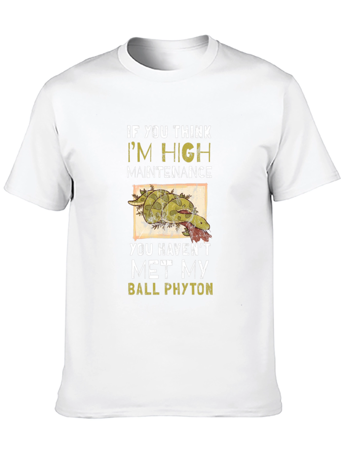 High Maintenance Ball Python Graphic Tee