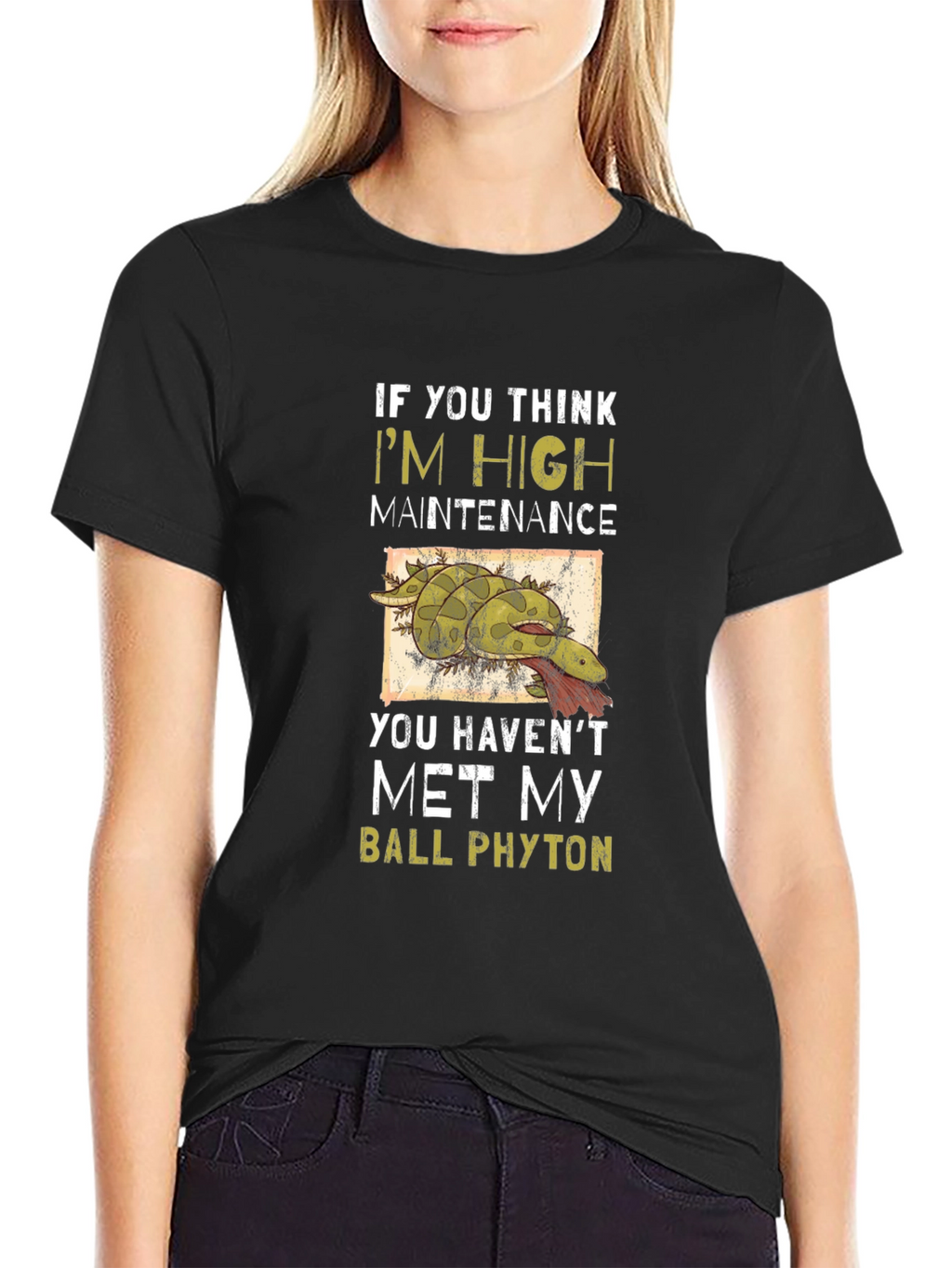 High Maintenance Ball Python Graphic Tee
