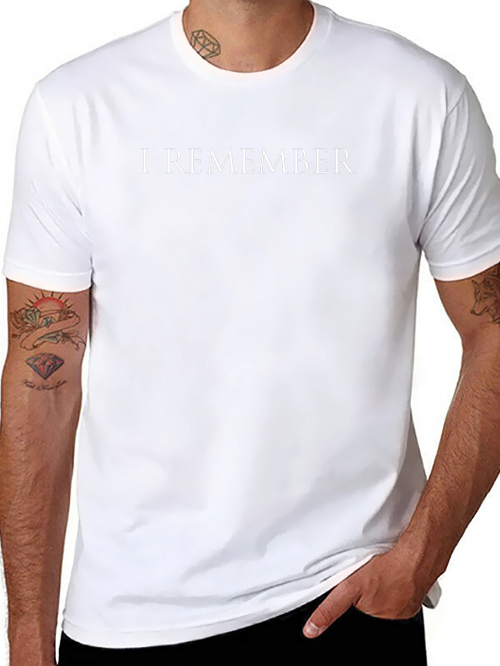 I Remember Black Graphic Tee - Mens Casual Style