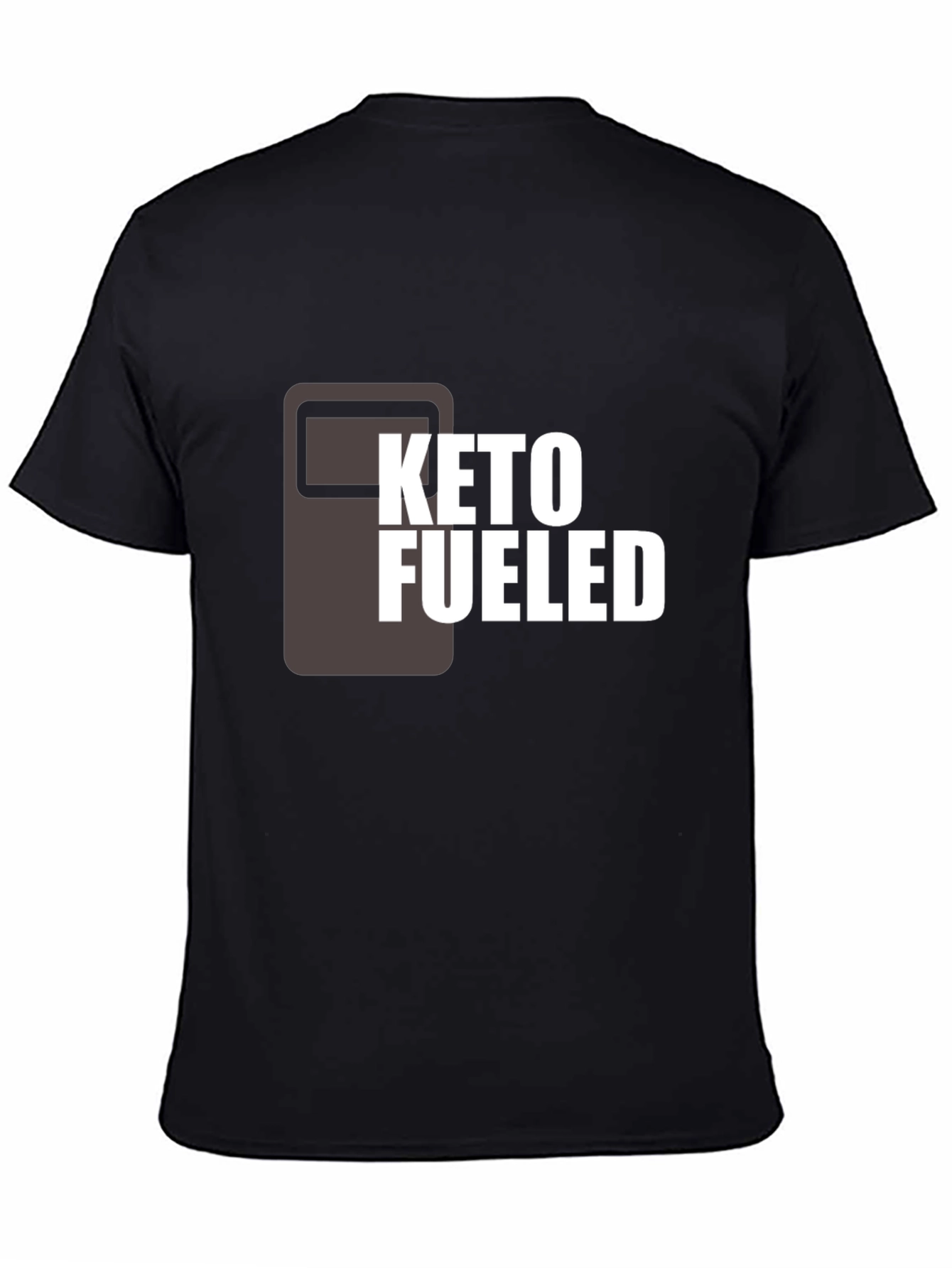 Keto Fueled Graphic T-Shirt - Black Cotton Tee