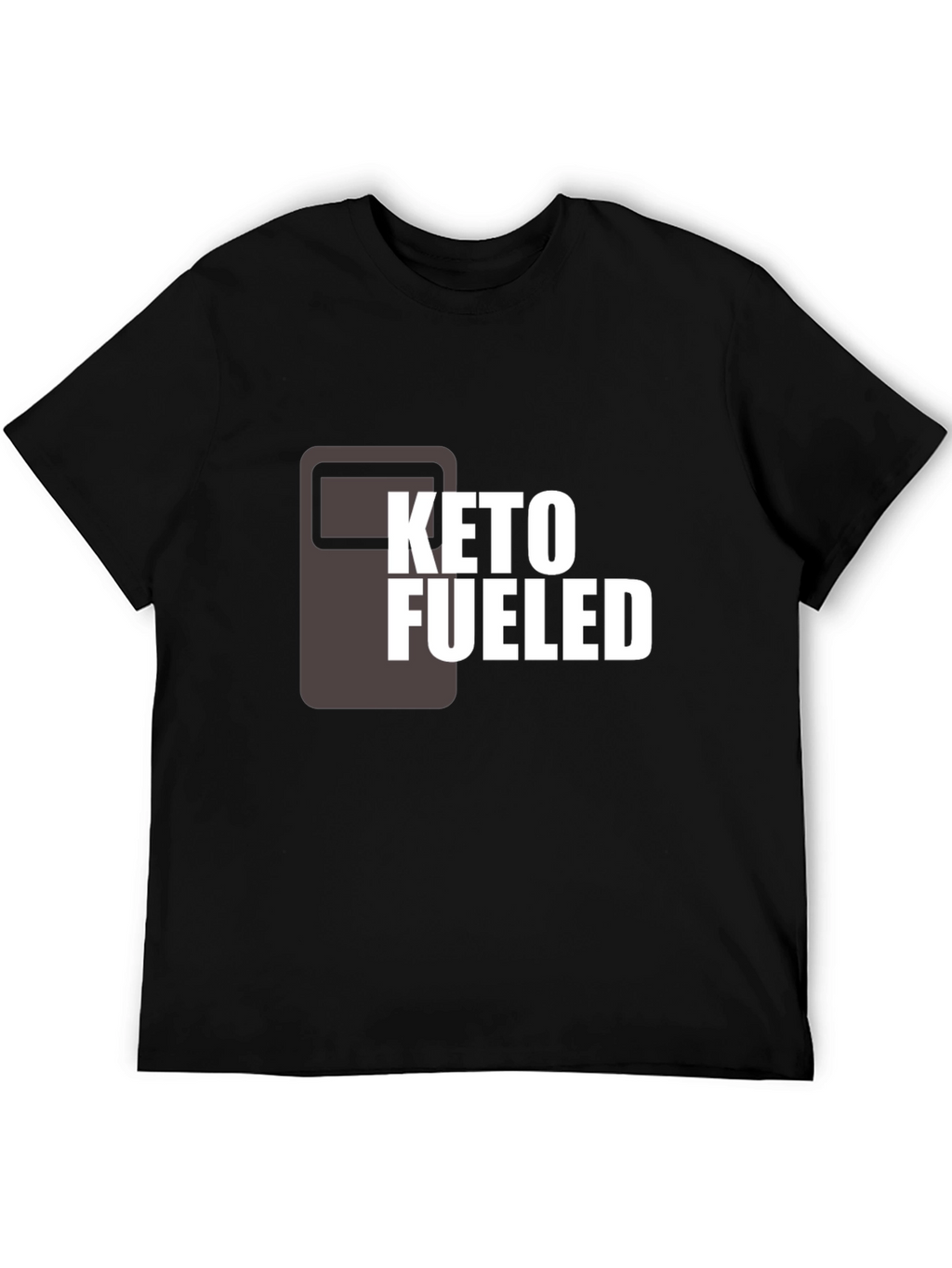 Keto Fueled Graphic T-Shirt - Black Cotton Tee