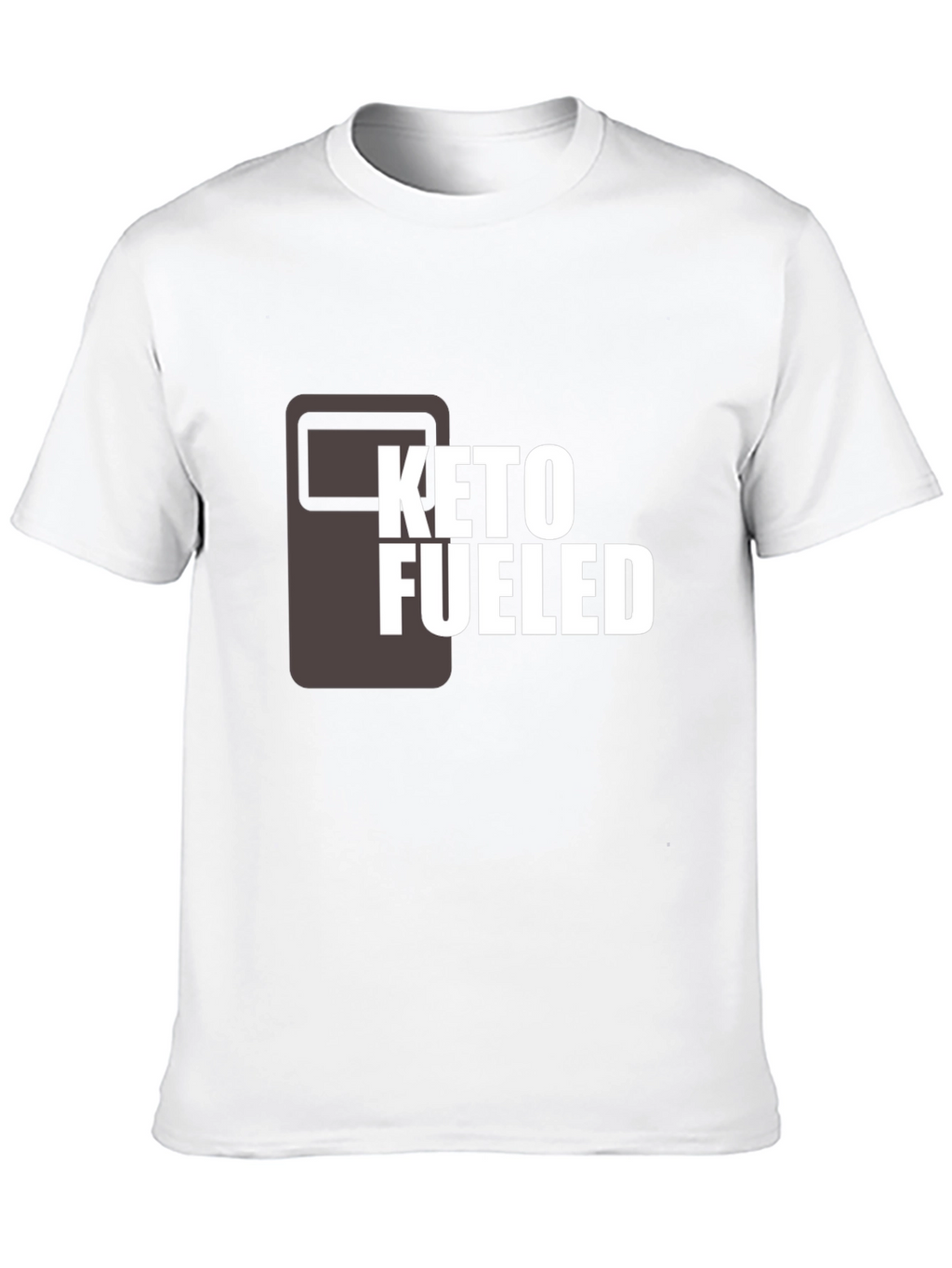 Keto Fueled Graphic T-Shirt - Black Cotton Tee