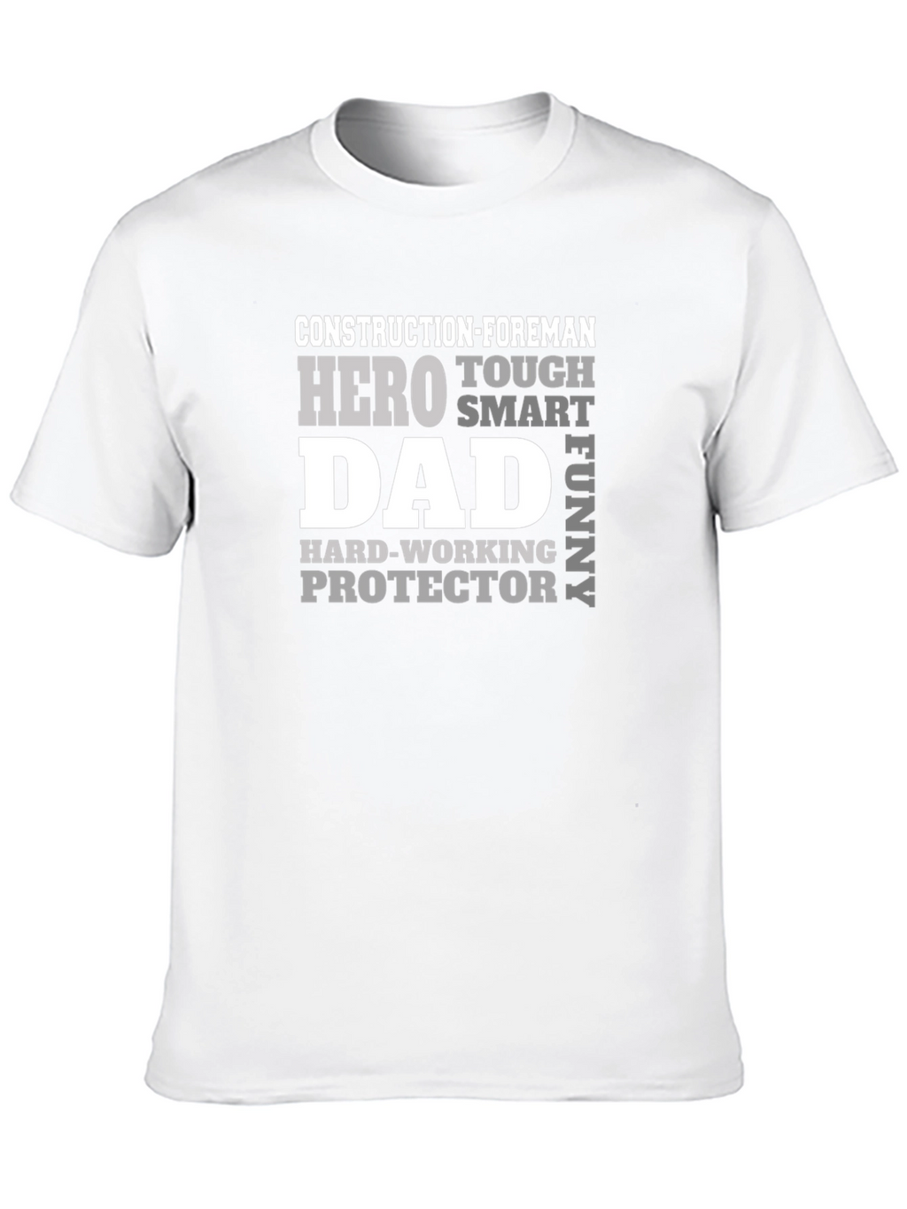 Construction Foreman Dad Hero T-Shirt
