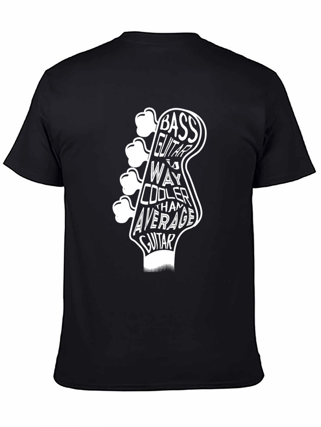 Bass Guitar Graphic Tee: Cooler Than Average Musician T-Shirt