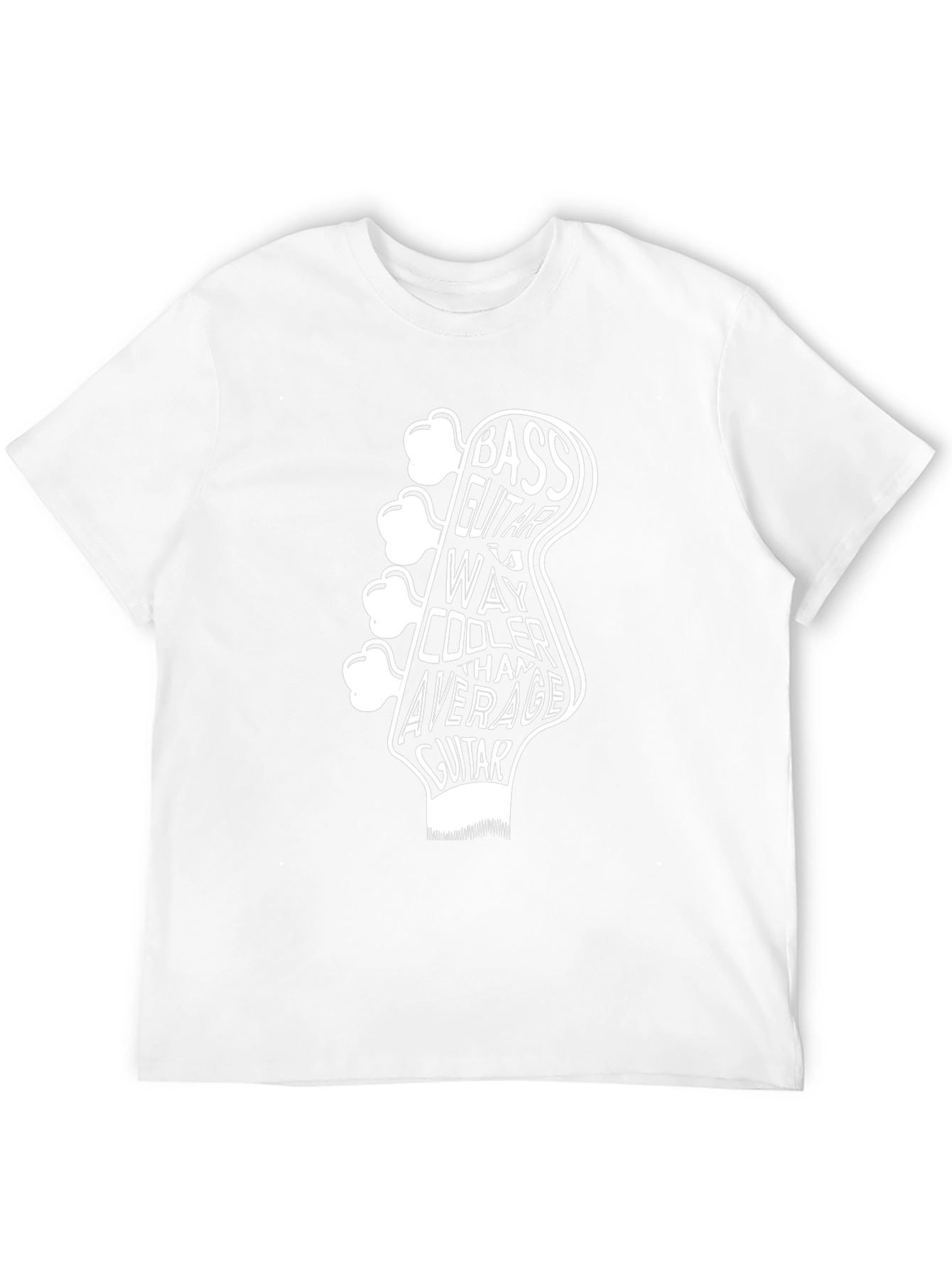Bass Guitar Graphic Tee: Cooler Than Average Musician T-Shirt