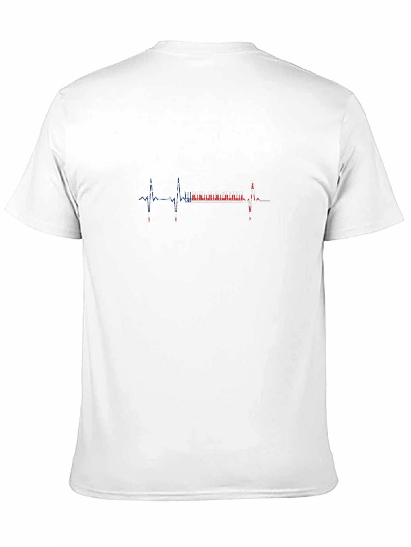 Piano Heartbeat Graphic Tee - Music Lovers T-Shirt