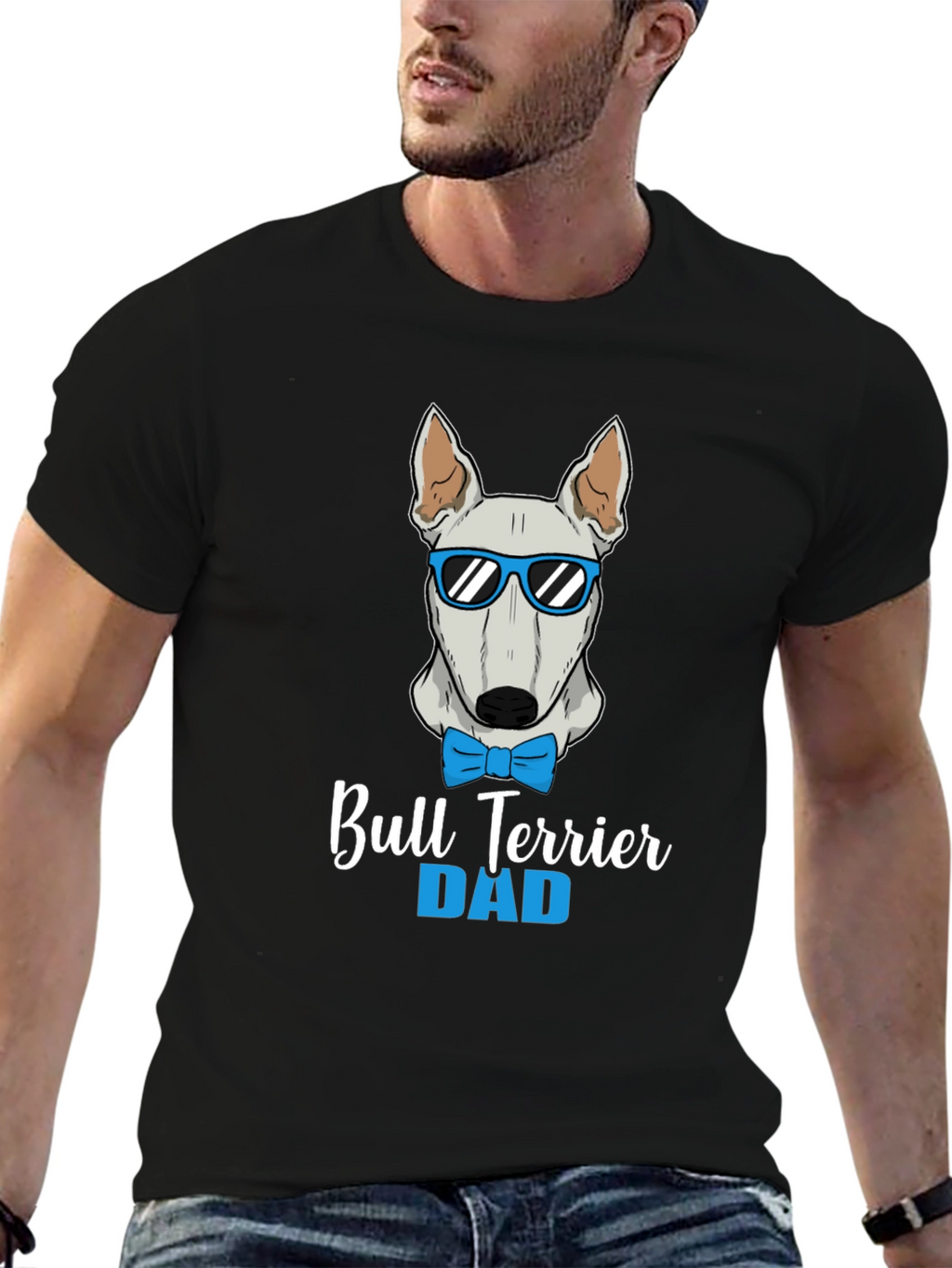 Bull Terrier Dad T-Shirt - Dog Lover Apparel