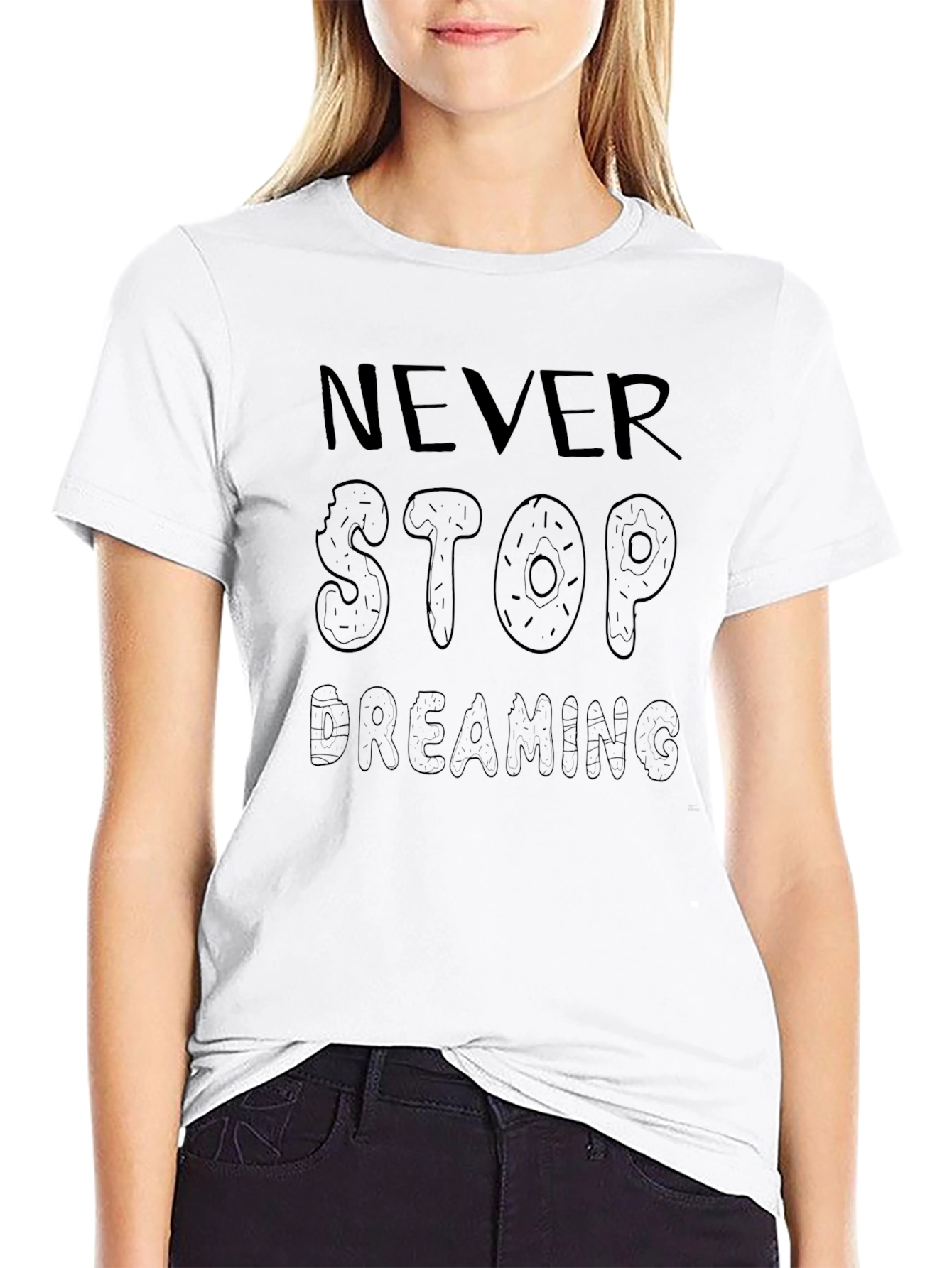 Never Stop Dreaming Donut T-Shirt