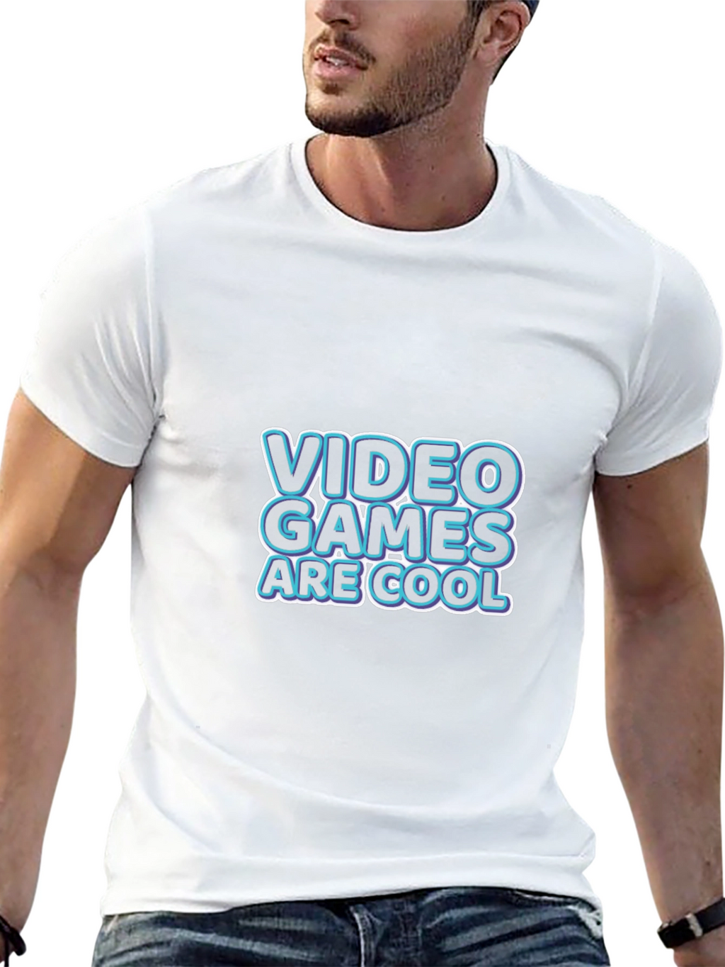 Video Games Are Cool Black T-Shirt