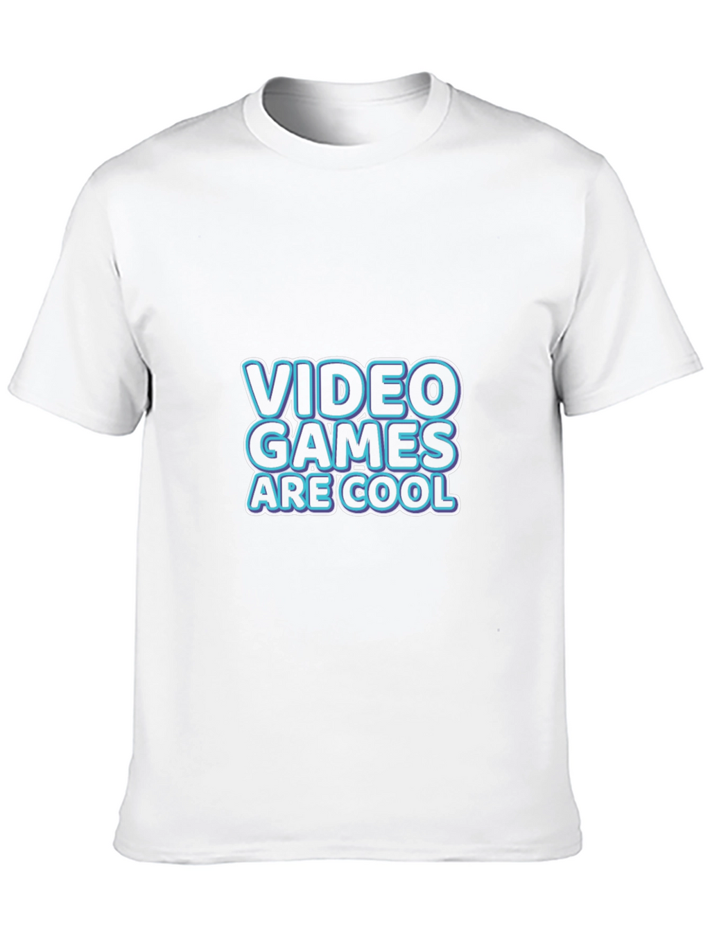 Video Games Are Cool Black T-Shirt