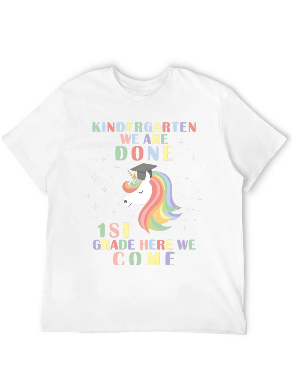 Kindergarten Graduation Unicorn T-Shirt