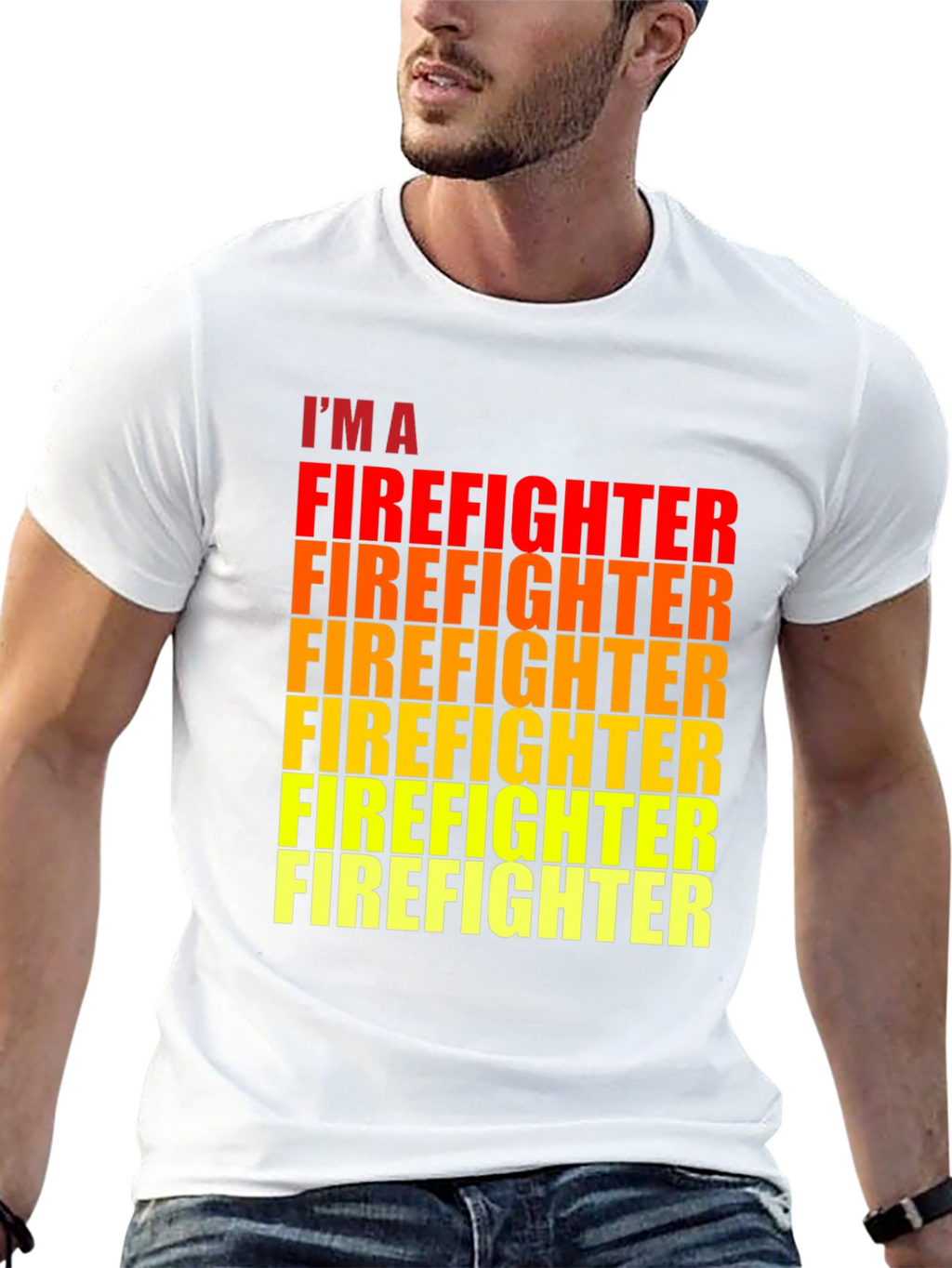 Im A Firefighter Black Graphic Tee