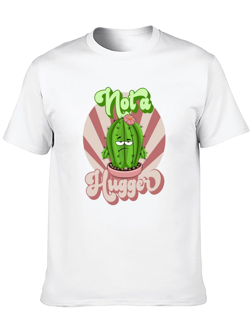 Not a Hugger Cactus Graphic T-Shirt