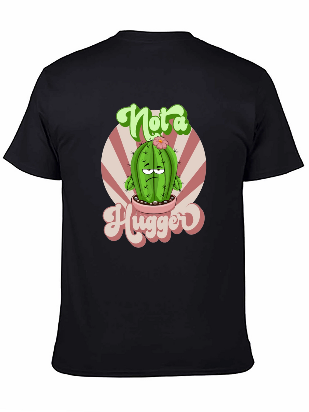 Not a Hugger Cactus Graphic T-Shirt