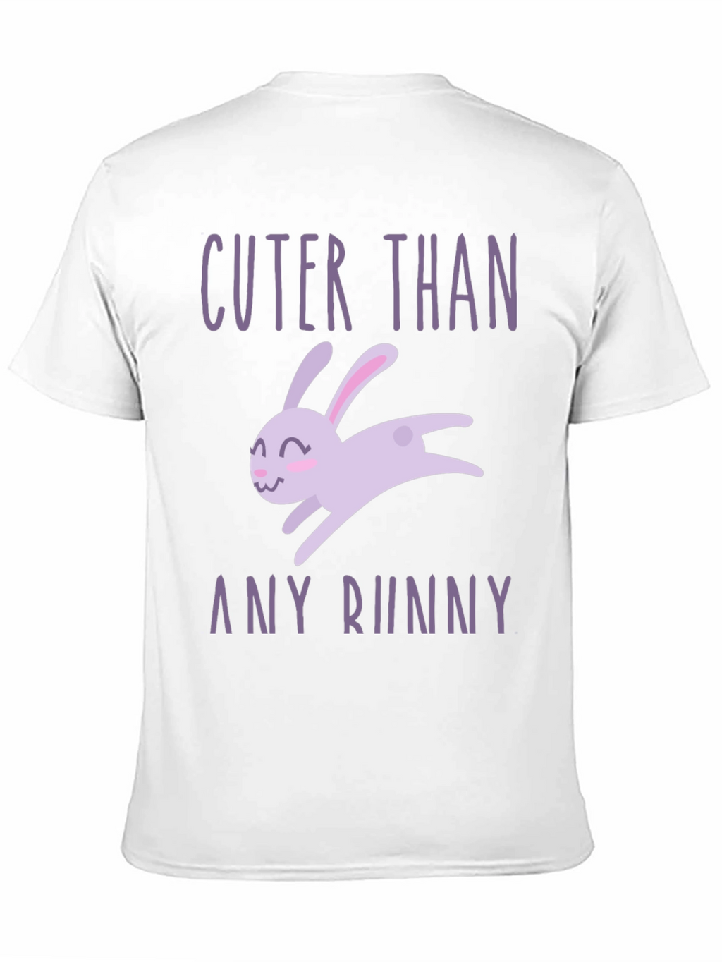 Cuter Than Any Bunny Black Graphic T-Shirt