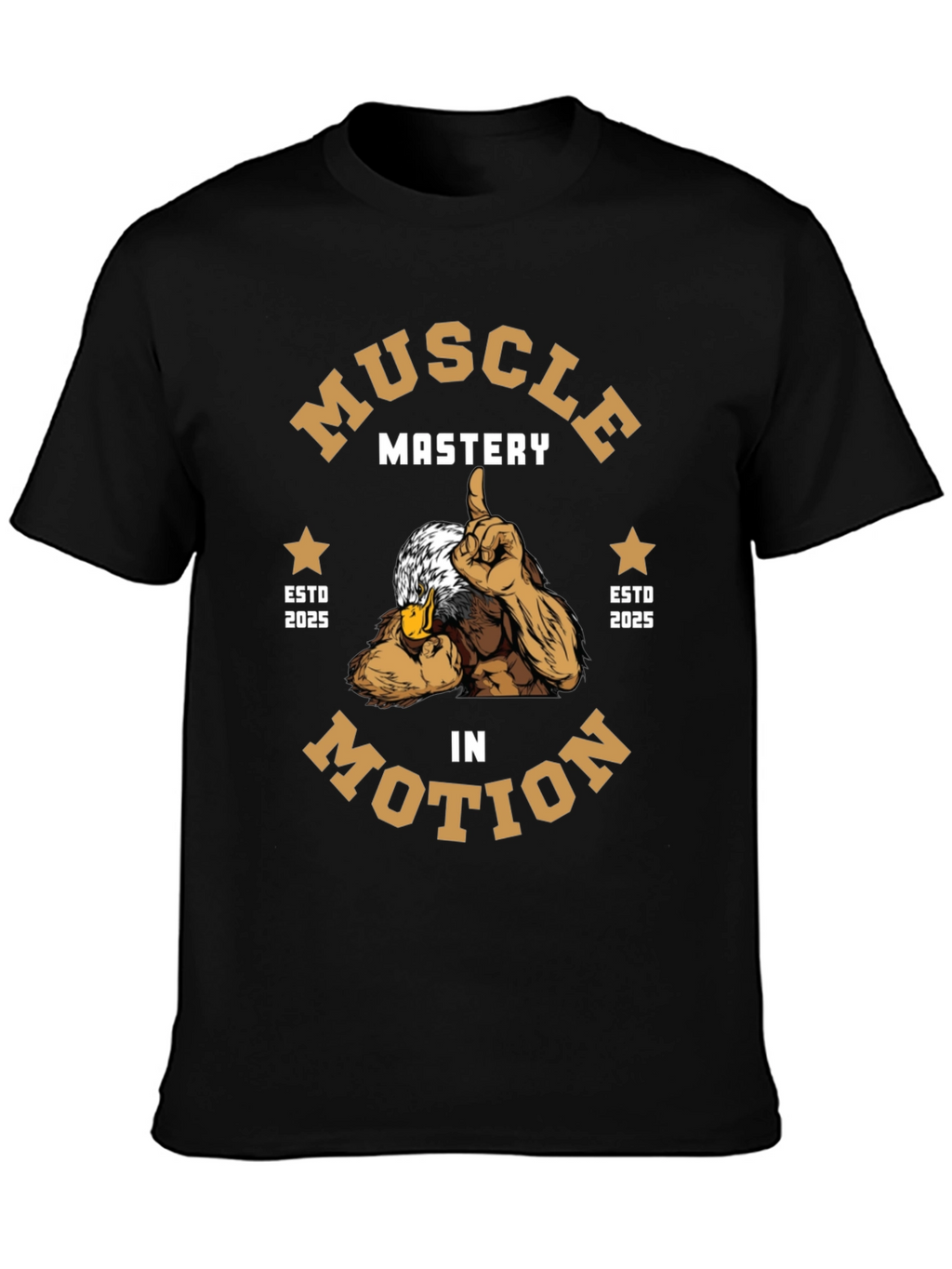Muscle Mastery in Motion Graphic Tee