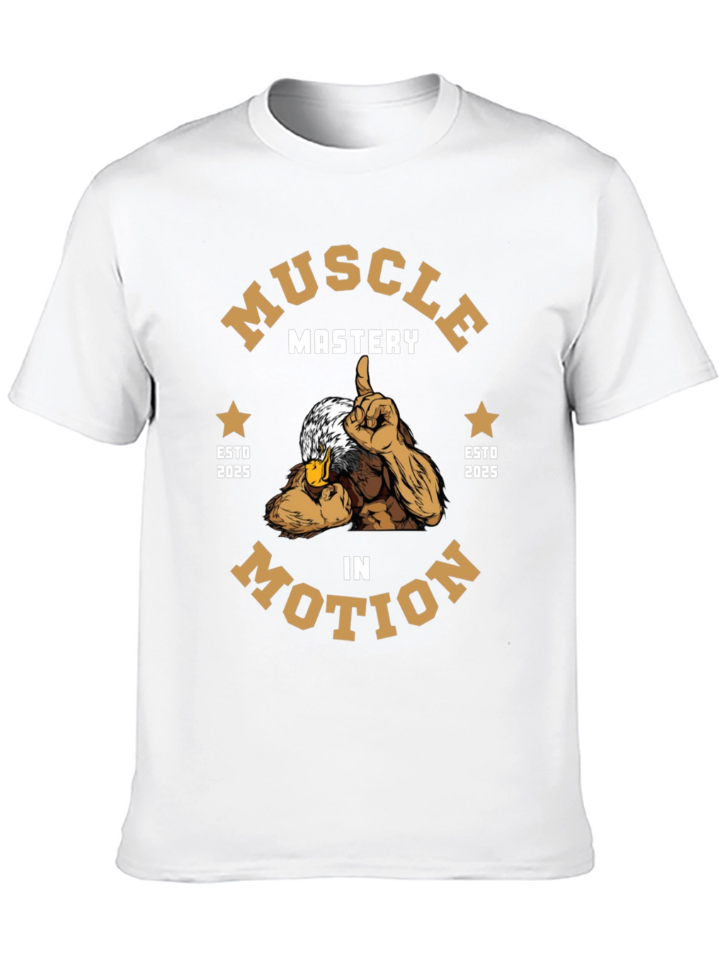 Muscle Mastery in Motion Graphic Tee