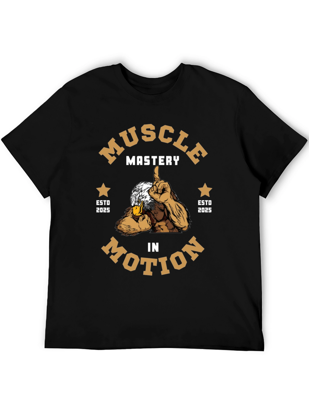 Muscle Mastery in Motion Graphic Tee