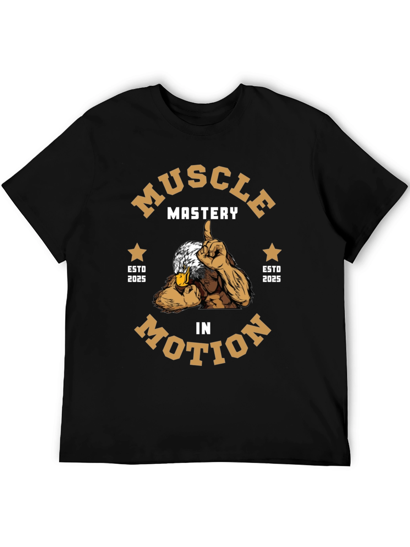 Muscle Mastery in Motion Graphic Tee