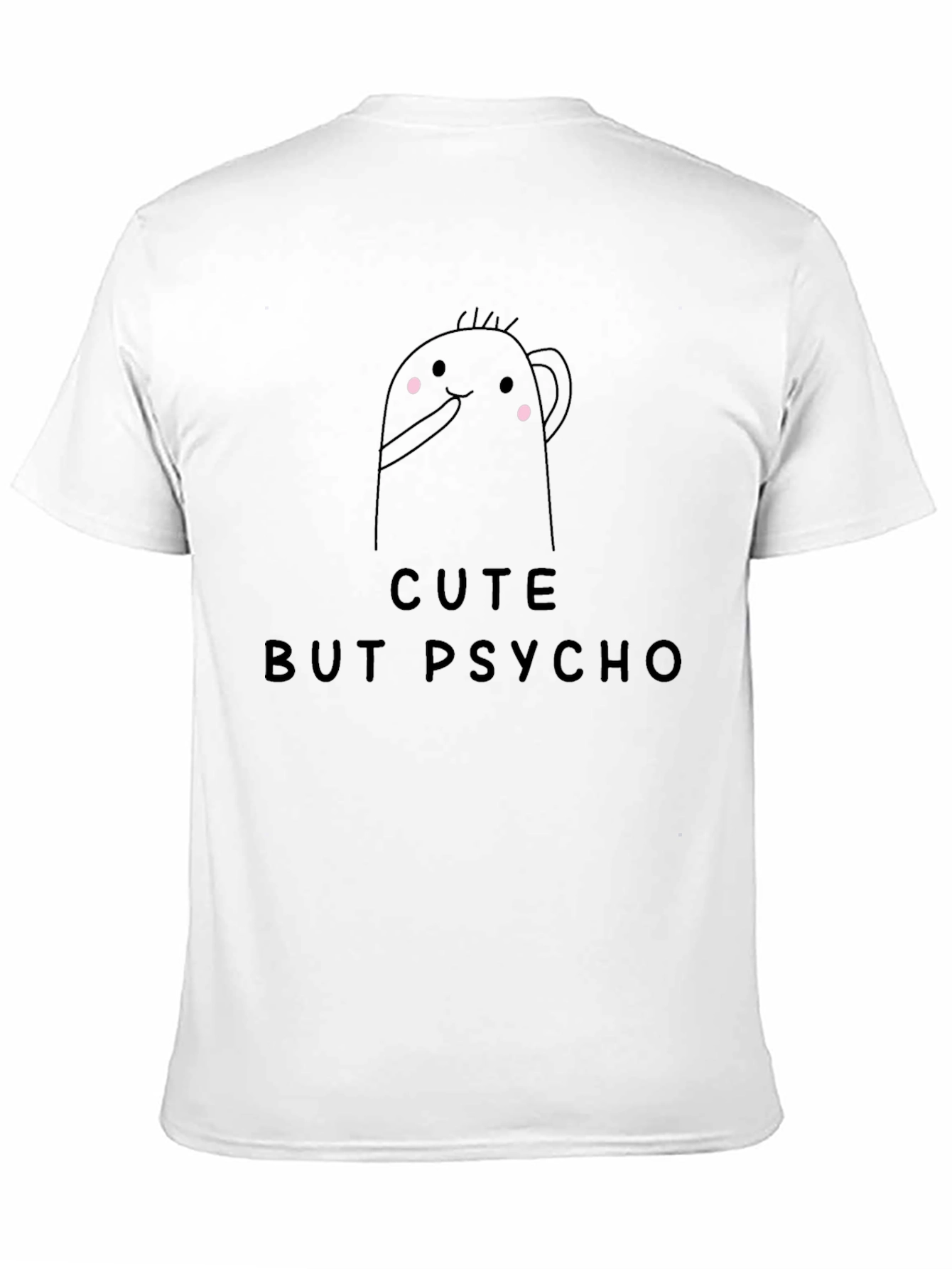 Cute But Psycho Graphic Tee - Mens Black T-Shirt