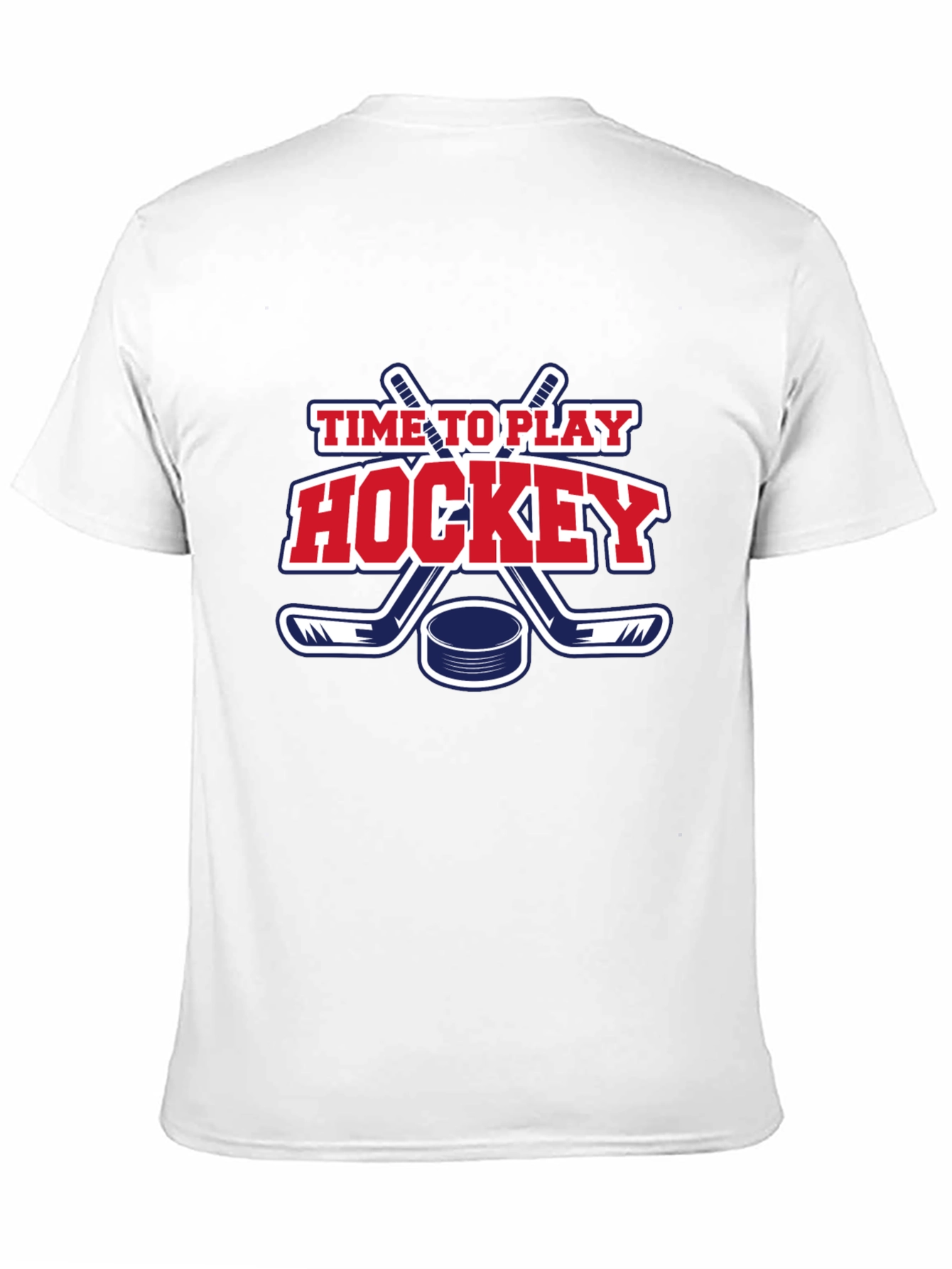 Time to Play Hockey Graphic T-Shirt