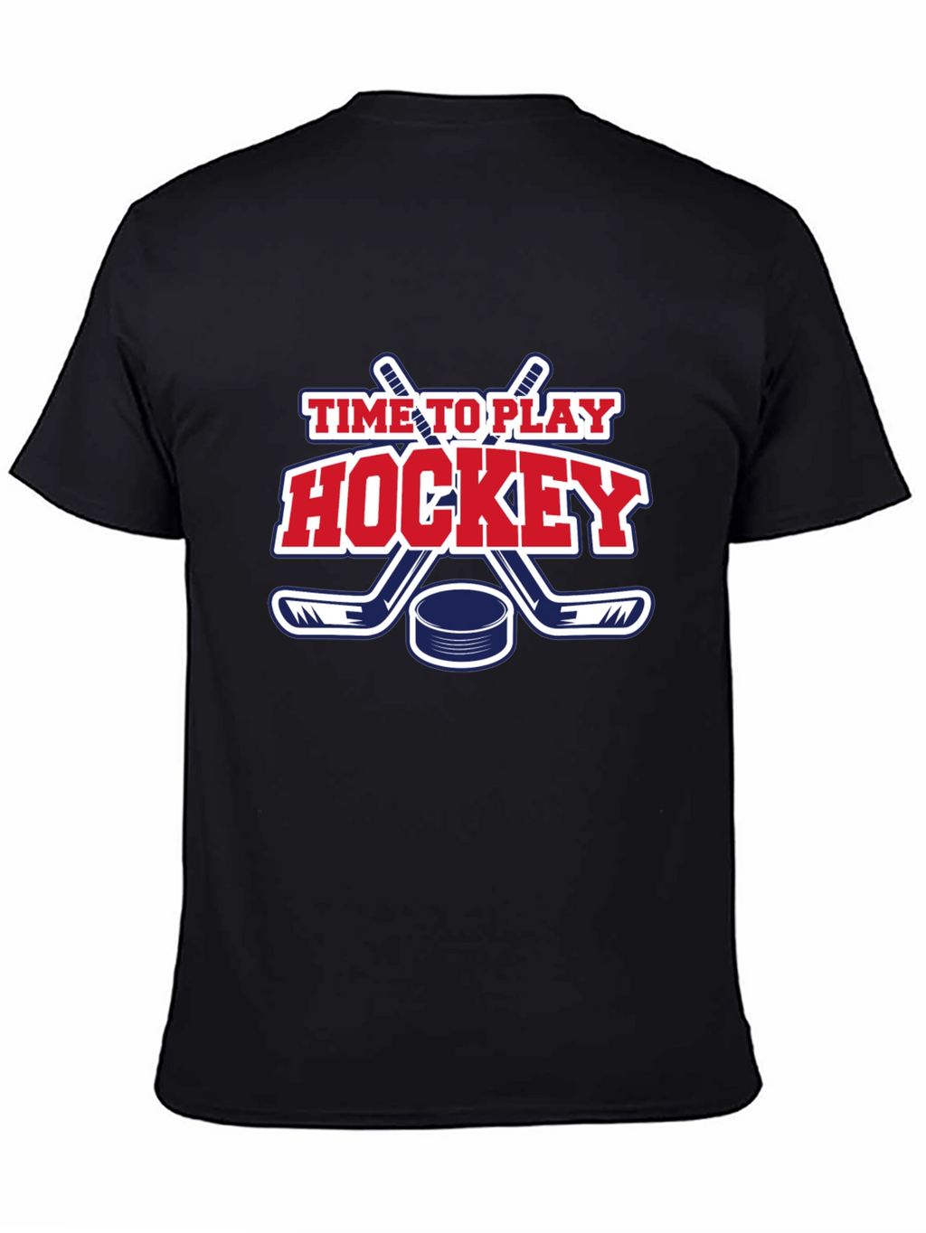Time to Play Hockey Graphic T-Shirt