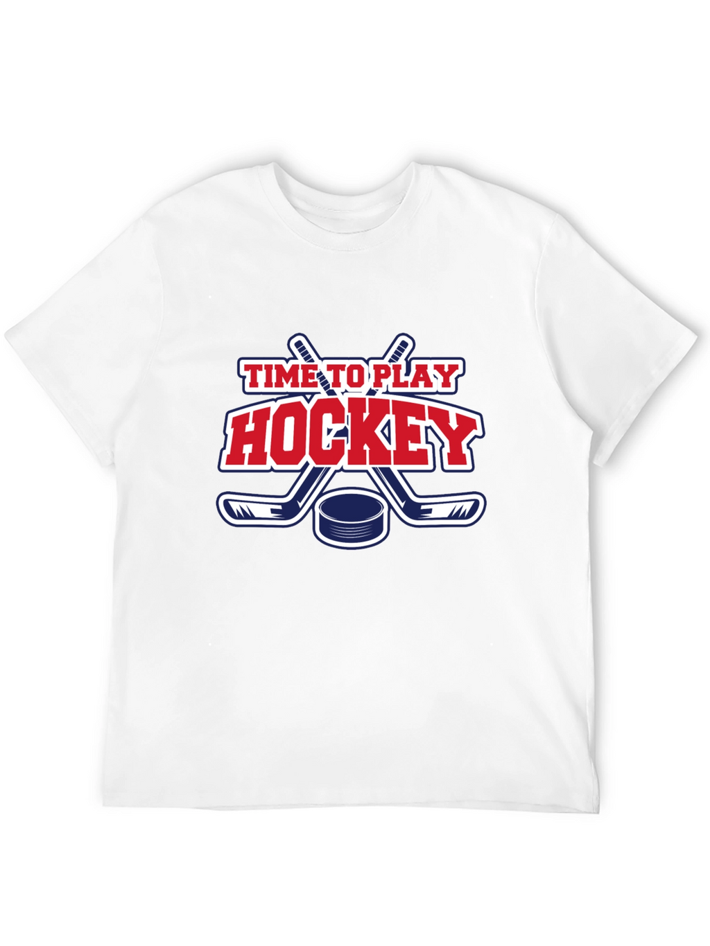 Time to Play Hockey Graphic T-Shirt