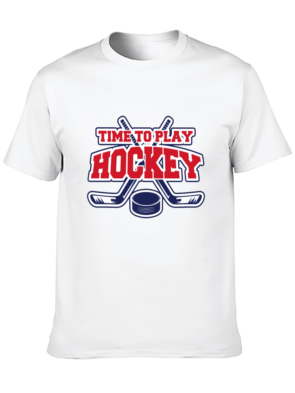 Time to Play Hockey Graphic T-Shirt
