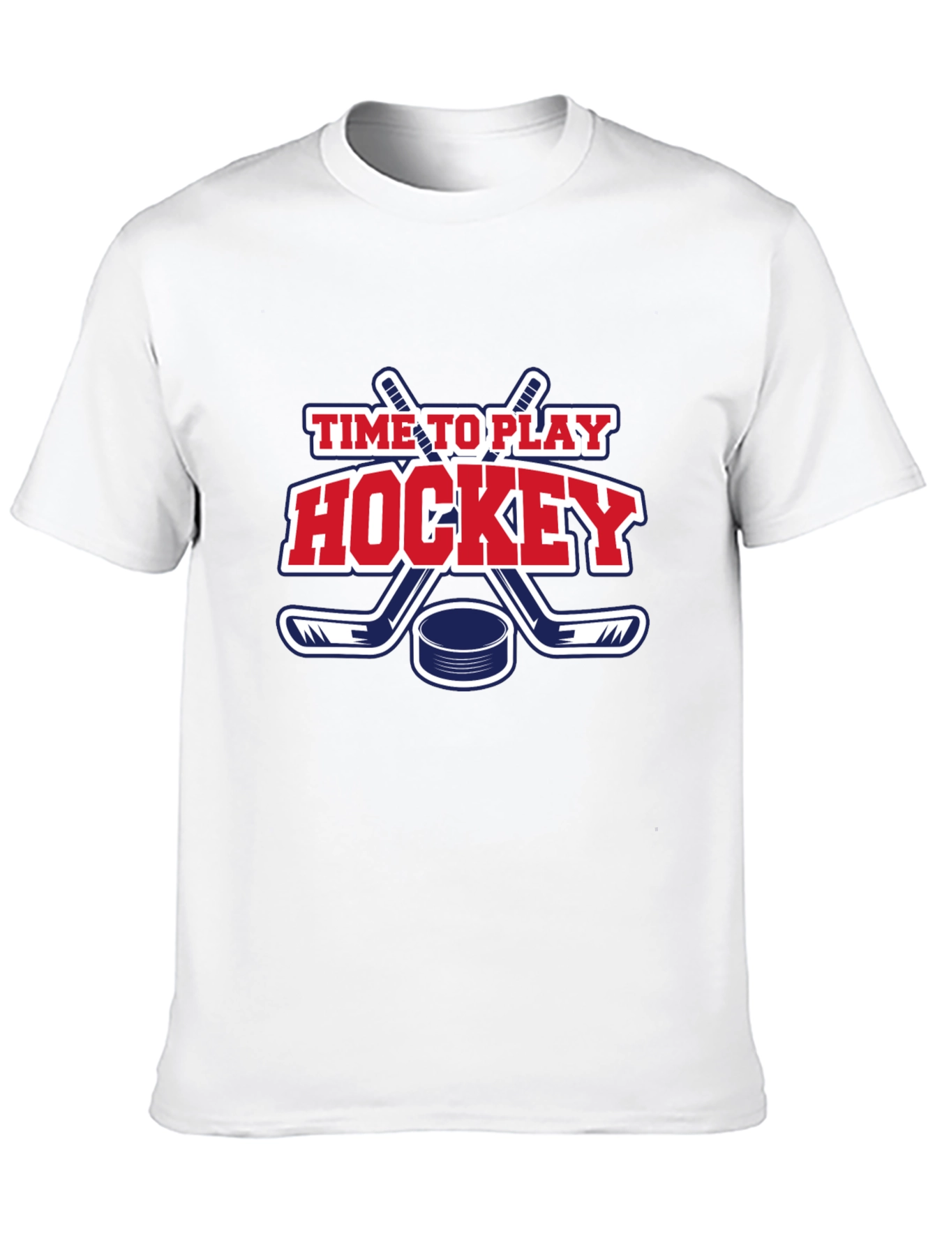 Time to Play Hockey Graphic T-Shirt