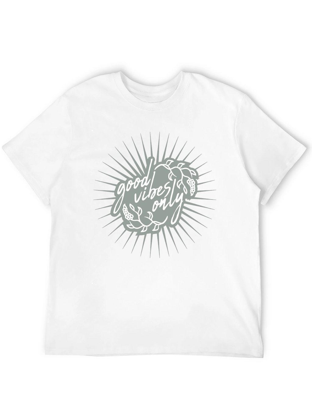 Good Vibes Only Black Graphic Tee